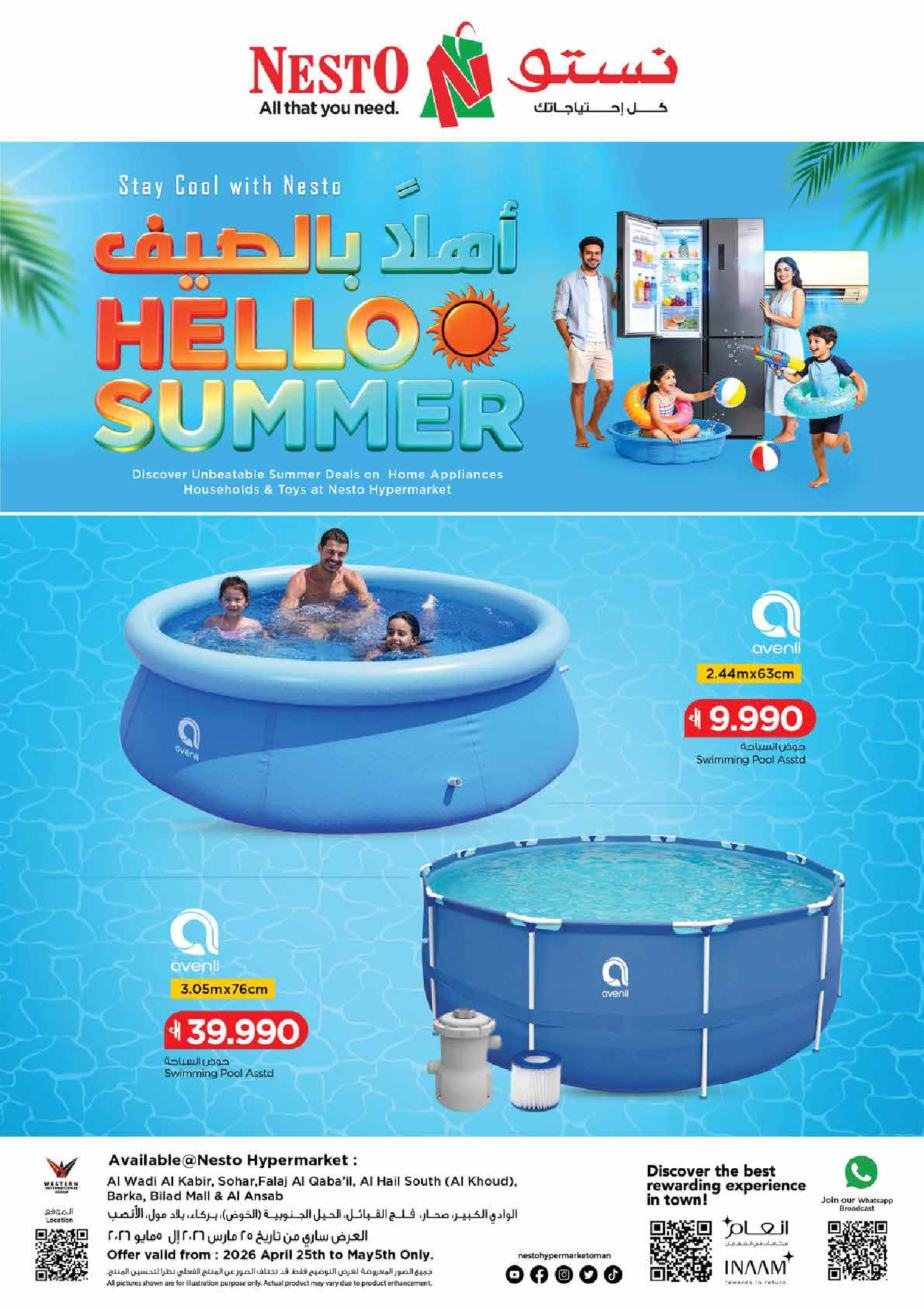 Nesto Oman offers from 25 April to 5 May 2026 Welcome Summer Deals - Page 1