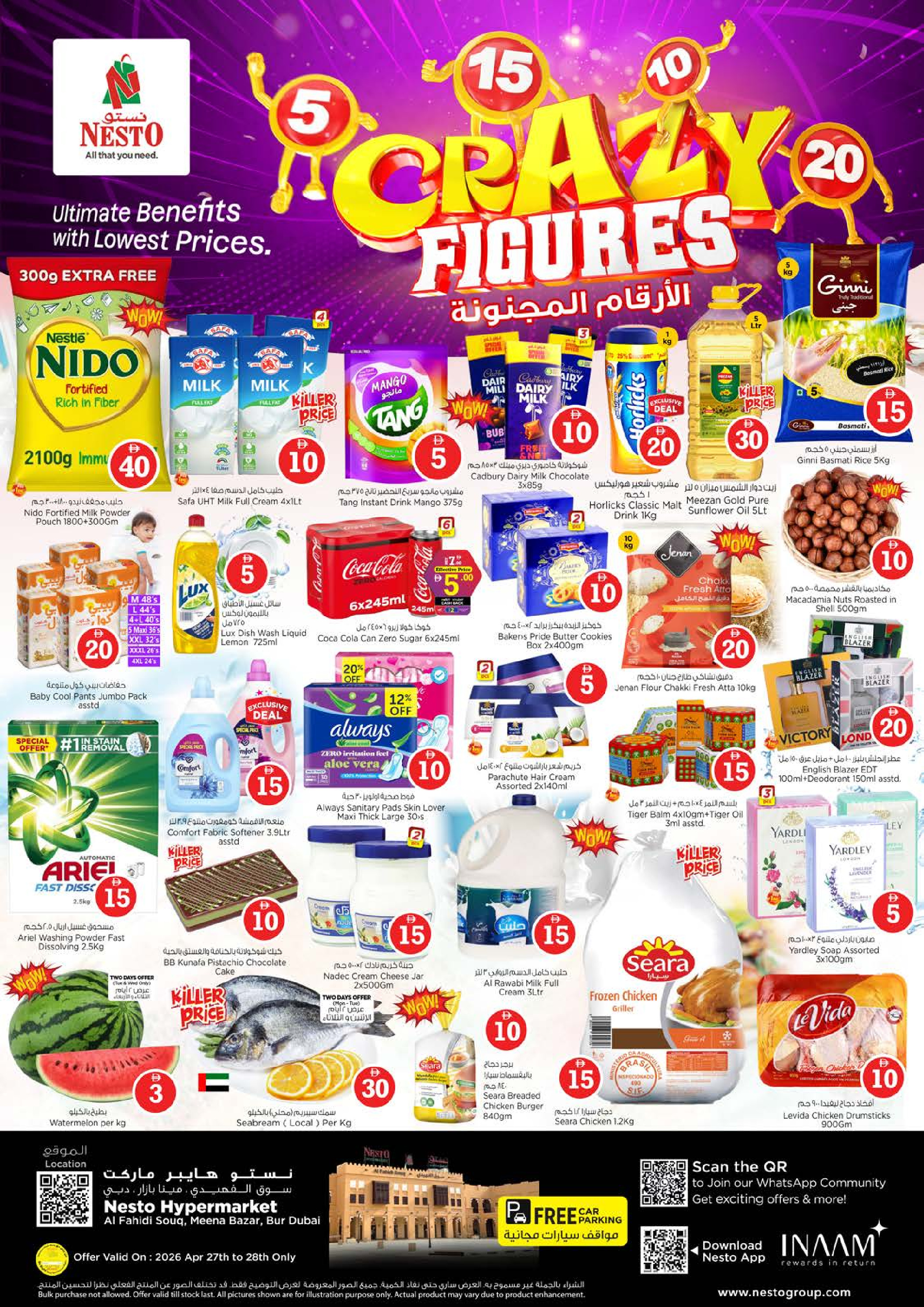 Nesto offers in Alfhydy from 27 to 29 April 2026 Crazy Figures Deals - Page 1