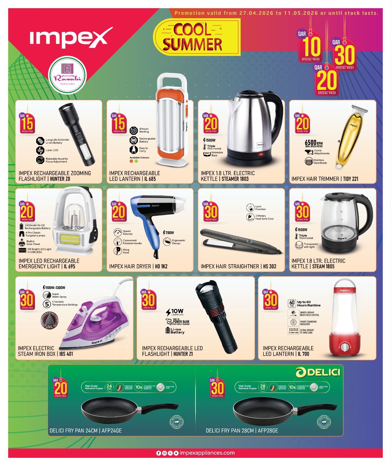Rawabi Markets Qatar offers from 27 April to 11 May 2026 COOL SUMMER DEALS - Page 1