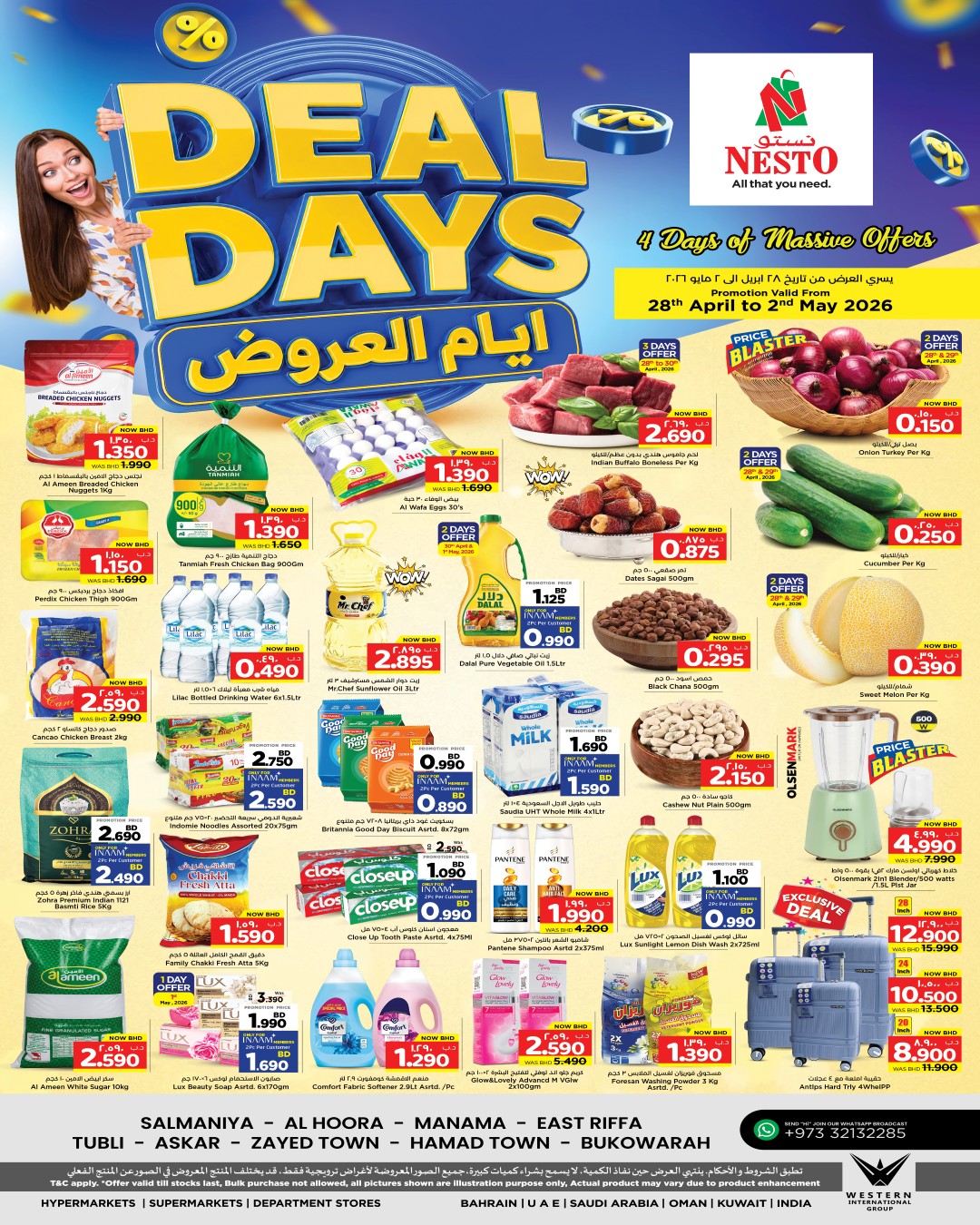 Ofertas de Nesto Bahréin de 28 abril a 2 mayo 2026 Días de oferta - Página 1