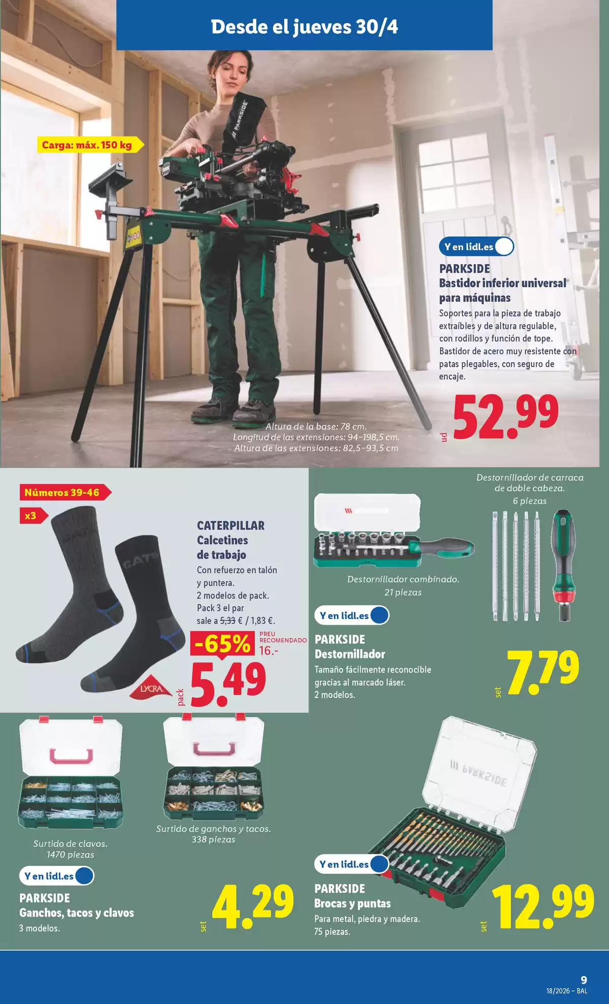 Offres Lidl Espagne de 27 avril à 3 mai 2026 Offres du bazar - Lidl - Espagne - 27 avril 2026 – 3 mai 2026 - Page 23