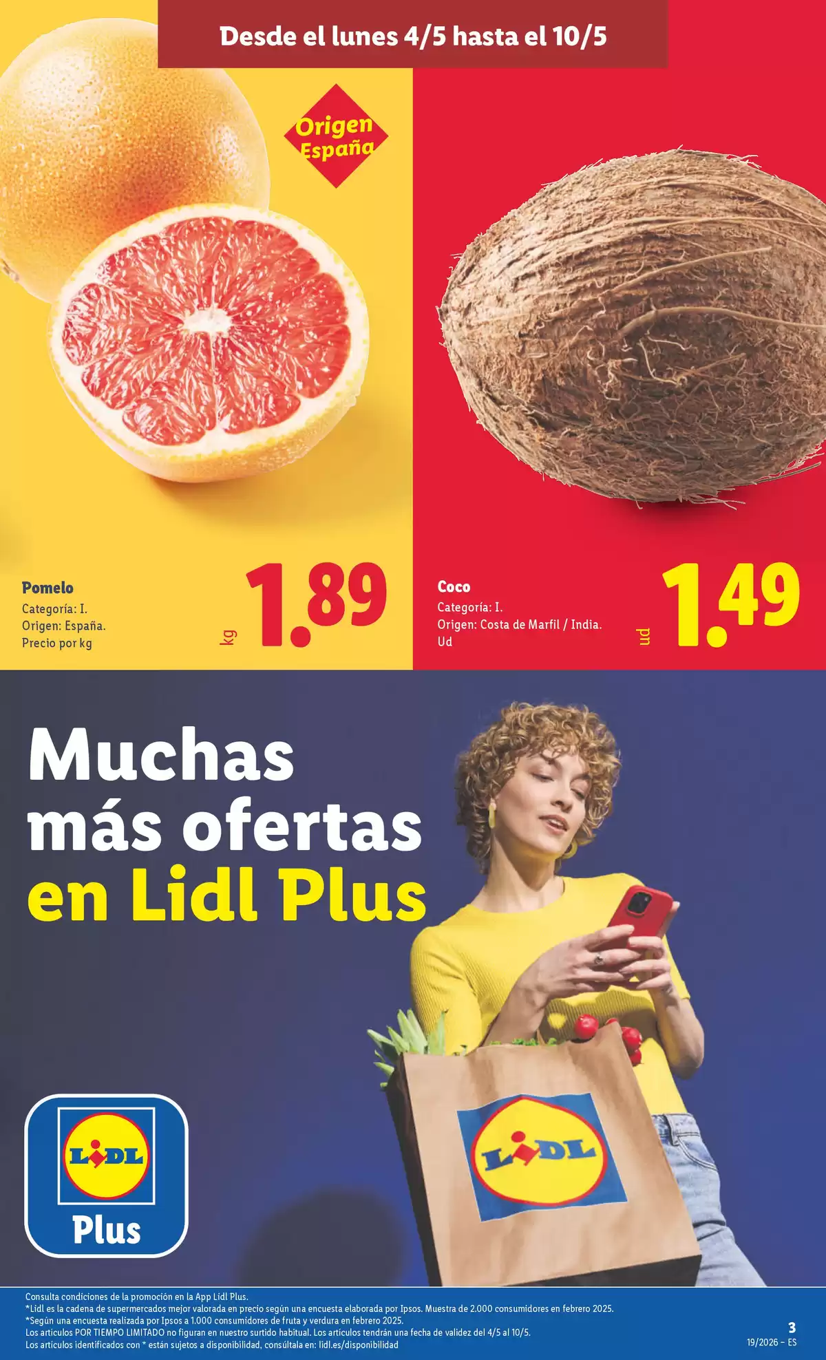 Offres Lidl Espagne de 4 à 10 mai 2026 Offres hebdomadaires - Lidl - Espagne - 4 mai 2026 – 10 mai 2026 - Page 3