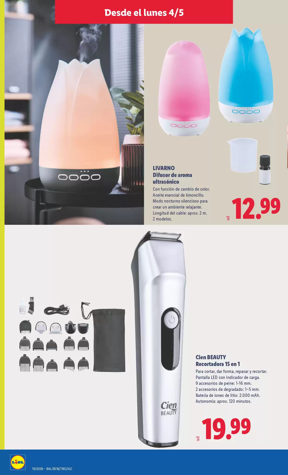 Offres Lidl Espagne de 4 à 10 mai 2026 Offres du bazar - Lidl - Espagne - 4 mai 2026 – 10 mai 2026 - Page 14