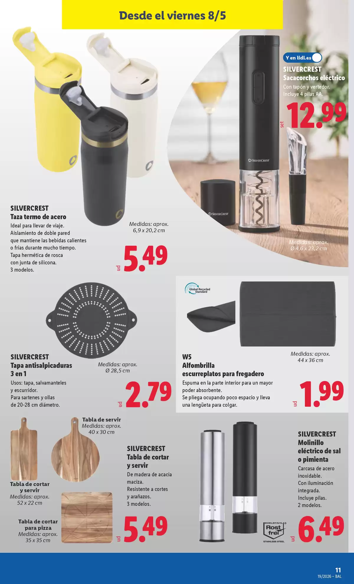 Offres Lidl Espagne de 4 à 10 mai 2026 Offres du bazar - Lidl - Espagne - 4 mai 2026 – 10 mai 2026 - Page 23