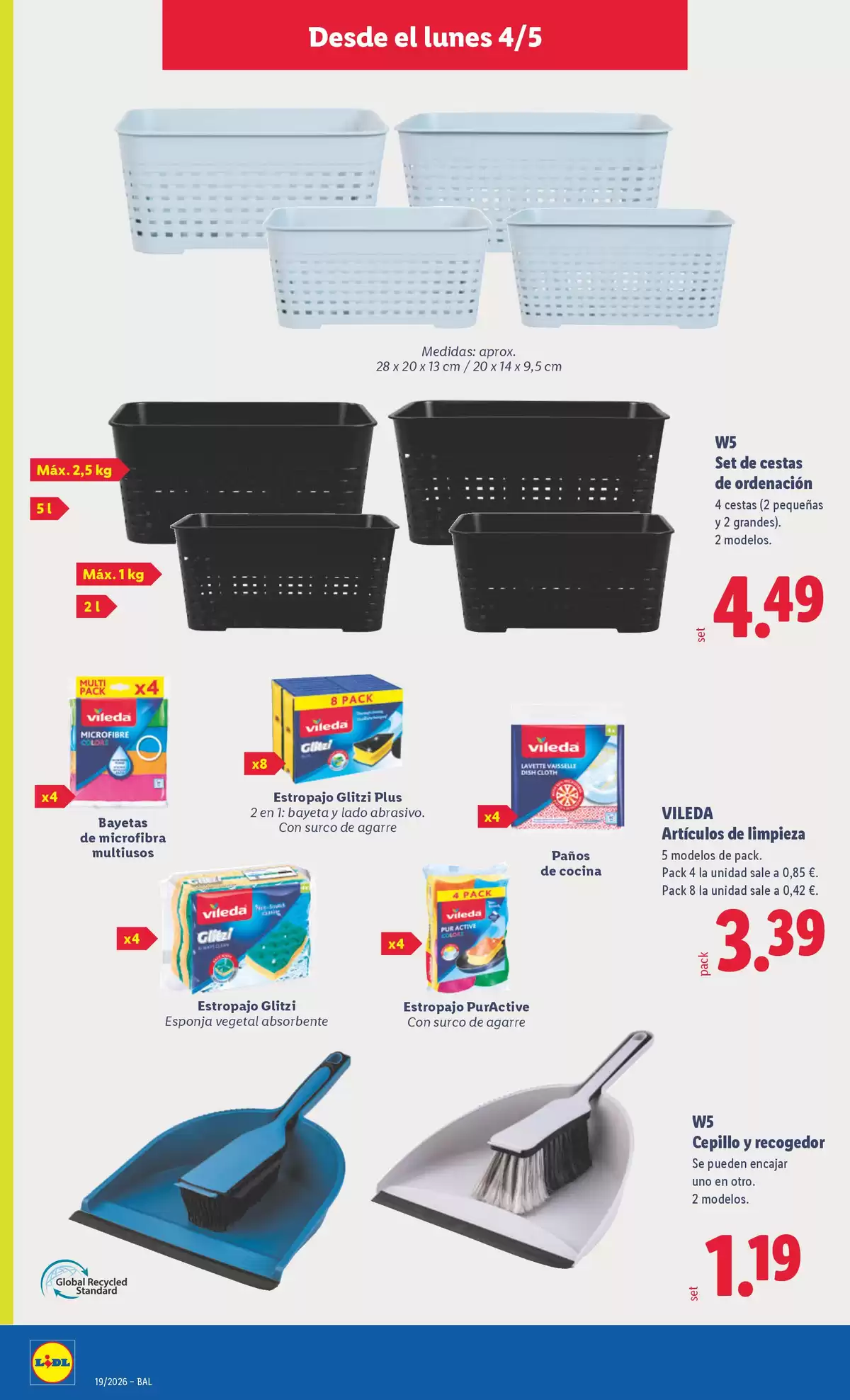 Offres Lidl Espagne de 4 à 10 mai 2026 Offres du bazar - Lidl - Espagne - 4 mai 2026 – 10 mai 2026 - Page 18