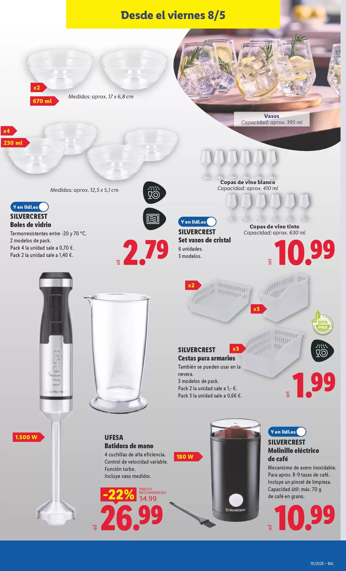 Offres Lidl Espagne de 4 à 10 mai 2026 Offres du bazar - Lidl - Espagne - 4 mai 2026 – 10 mai 2026 - Page 25