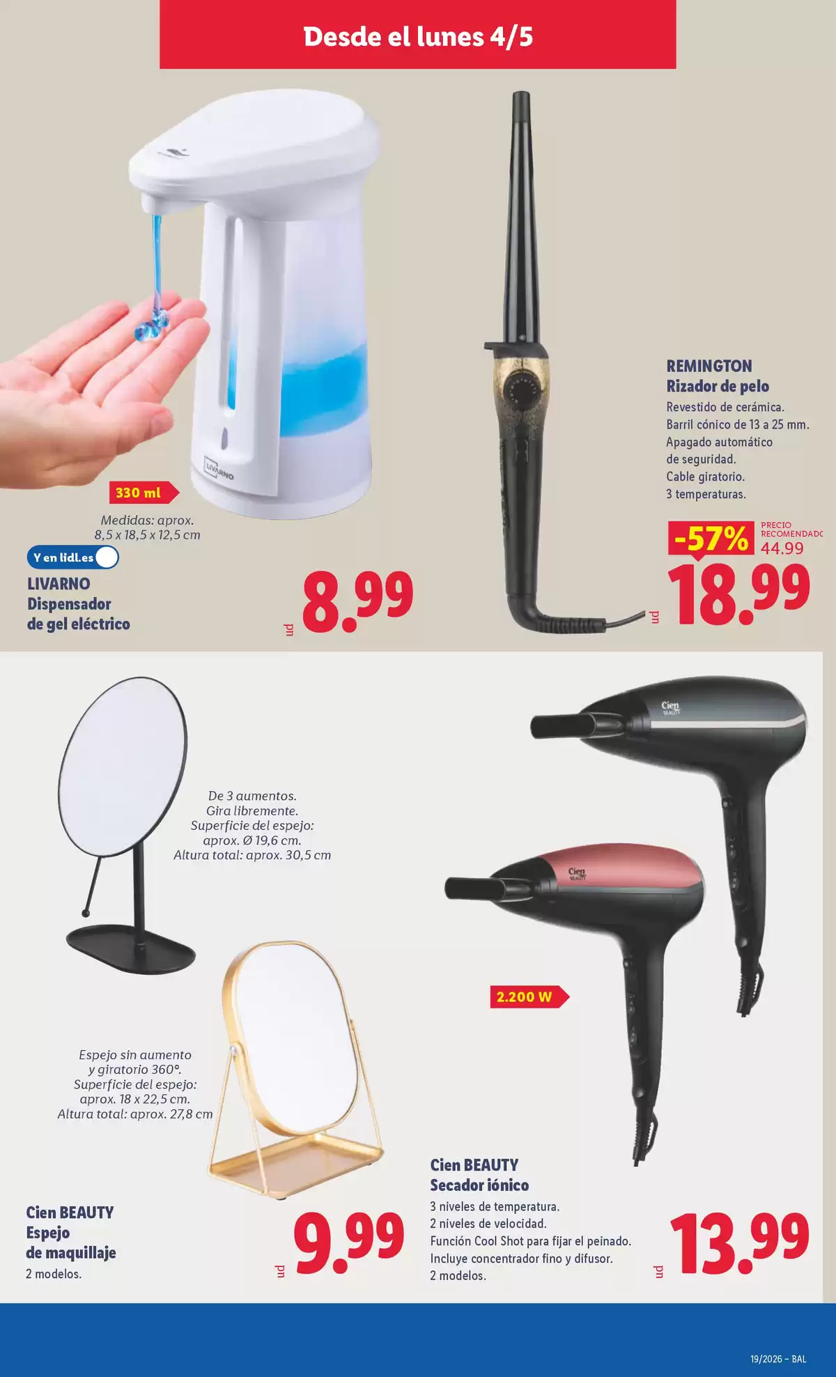 Offres Lidl Espagne de 4 à 10 mai 2026 Offres du bazar - Lidl - Espagne - 4 mai 2026 – 10 mai 2026 - Page 15