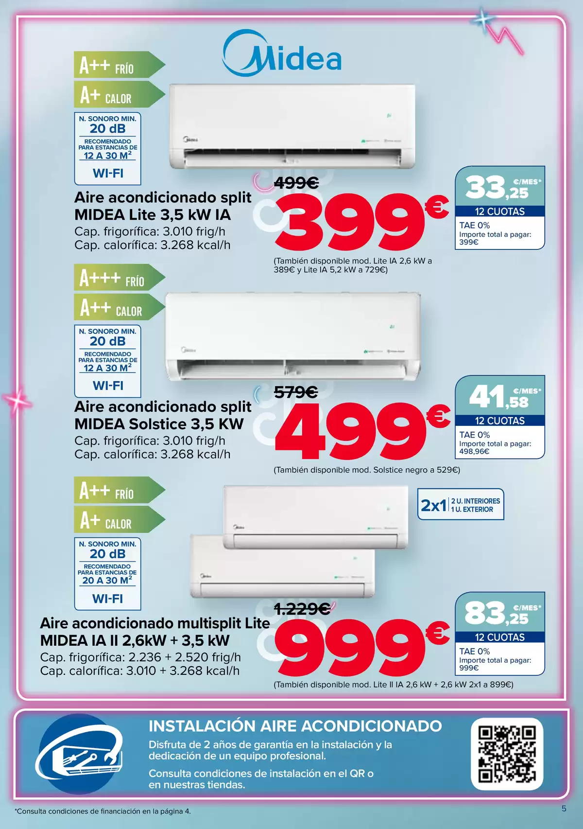 Offres Carrefour Espagne de 28 avril à 24 mai 2026 Climatisation et ventilation - Carrefour - Espagne - 28 avril 2026 – 24 mai 2026 - Page 5