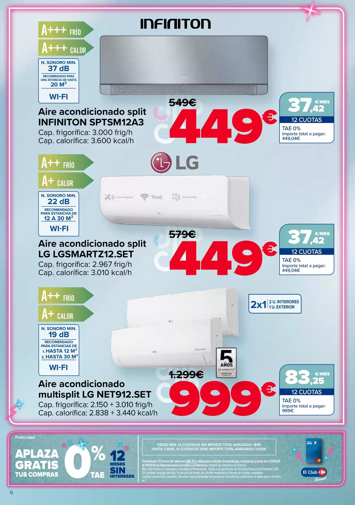Offres Carrefour Espagne de 28 avril à 24 mai 2026 Climatisation et ventilation - Carrefour - Espagne - 28 avril 2026 – 24 mai 2026 - Page 6