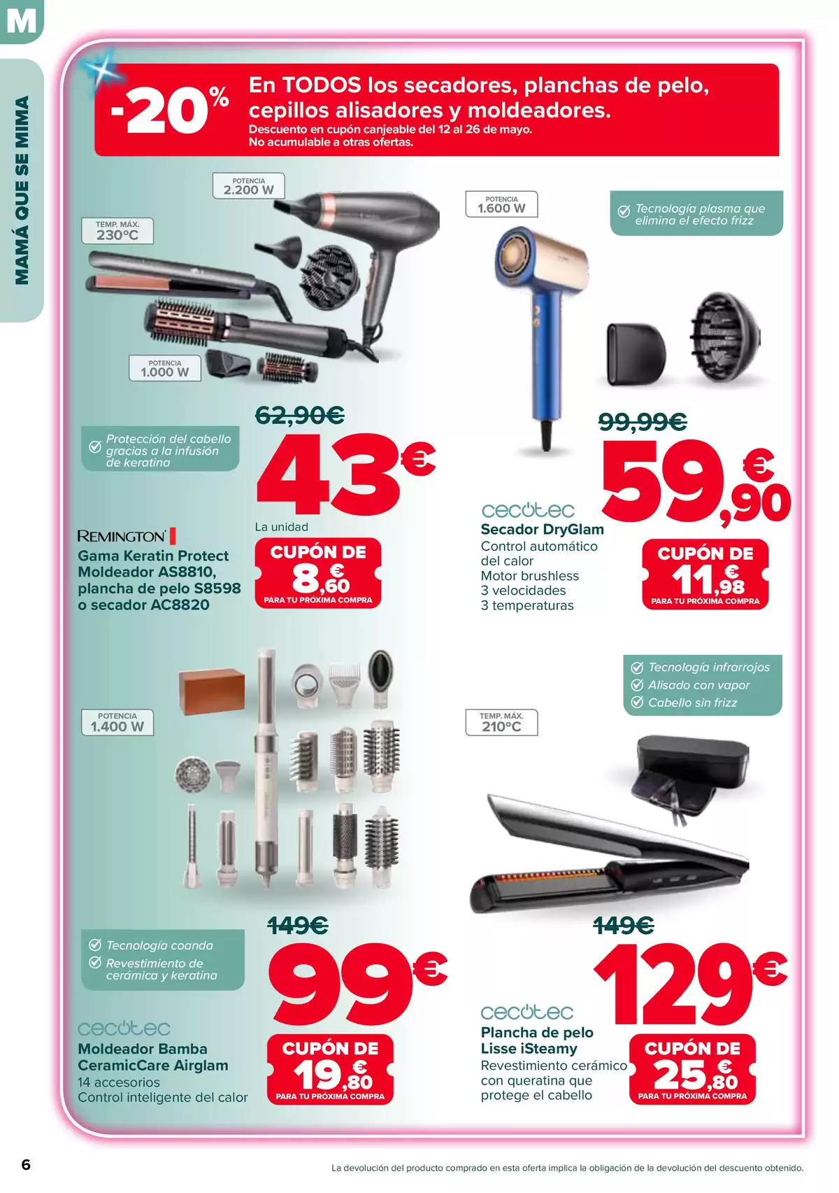 Offres Carrefour Espagne de 23 avril à 3 mai 2026 Fête des mères - Carrefour - Espagne - 23 avril 2026 – 3 mai 2026 - Page 6