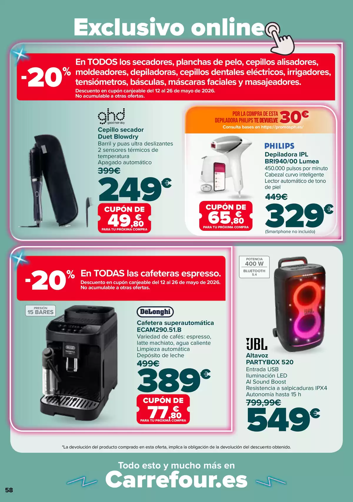 Offres Carrefour Espagne de 23 avril à 3 mai 2026 Fête des mères - Carrefour - Espagne - 23 avril 2026 – 3 mai 2026 - Page 58