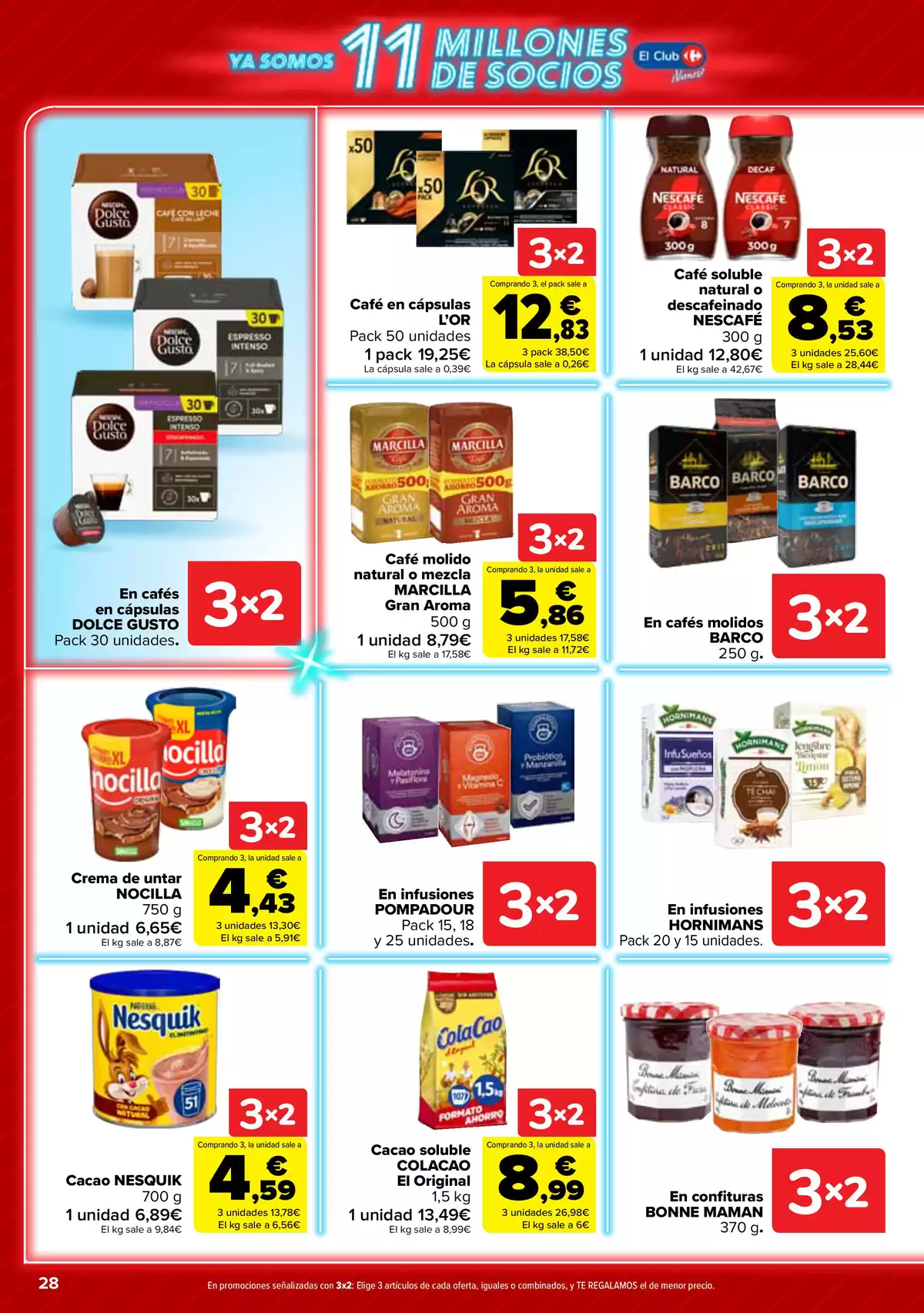Offres Carrefour Espagne de 23 avril à 11 mai 2026 3x2 + BONNES AFFAIRES - Carrefour - Espagne - 23 avril 2026 – 11 mai 2026 - Page 28
