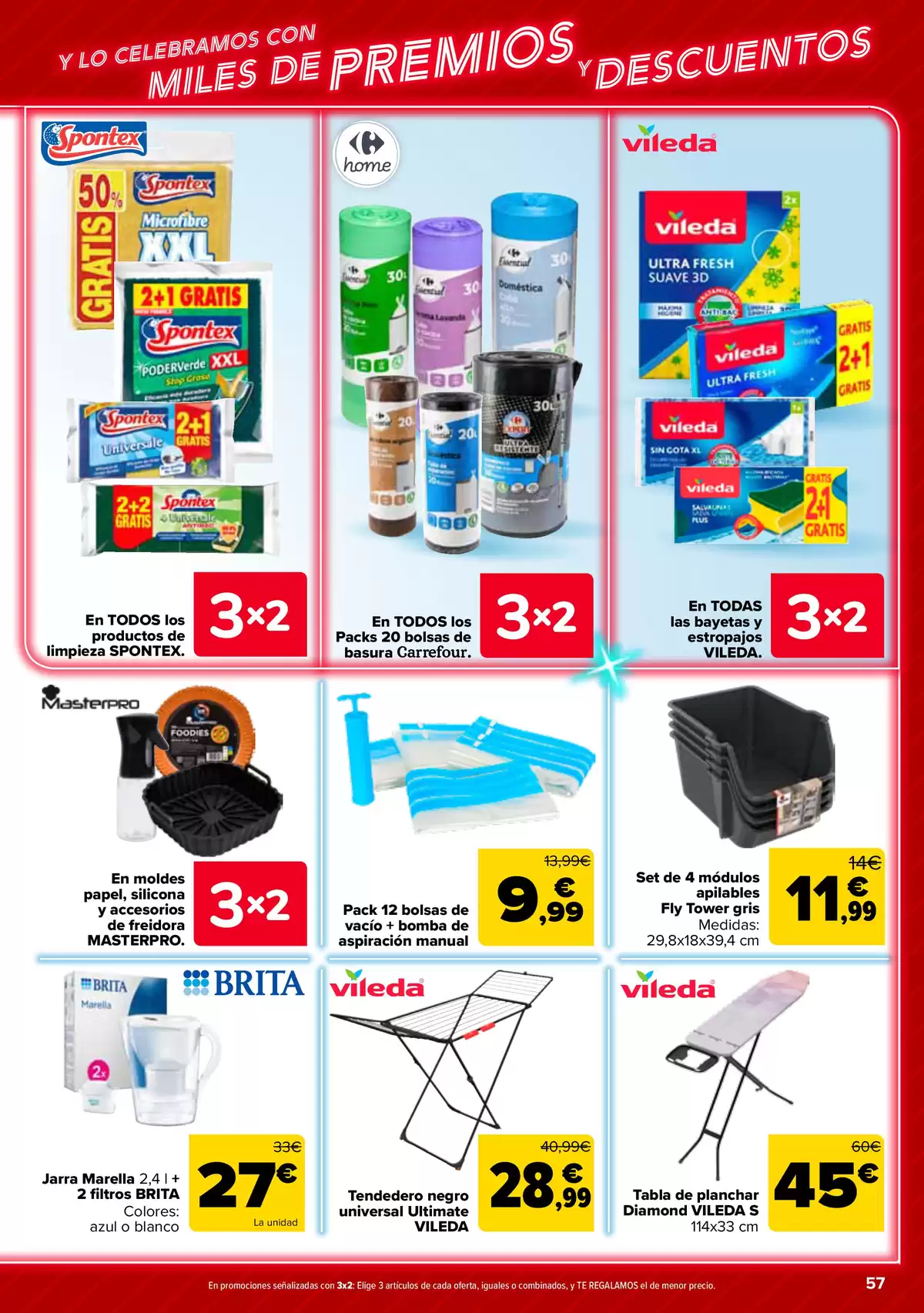 Offres Carrefour Espagne de 23 avril à 11 mai 2026 3x2 + BONNES AFFAIRES - Carrefour - Espagne - 23 avril 2026 – 11 mai 2026 - Page 56