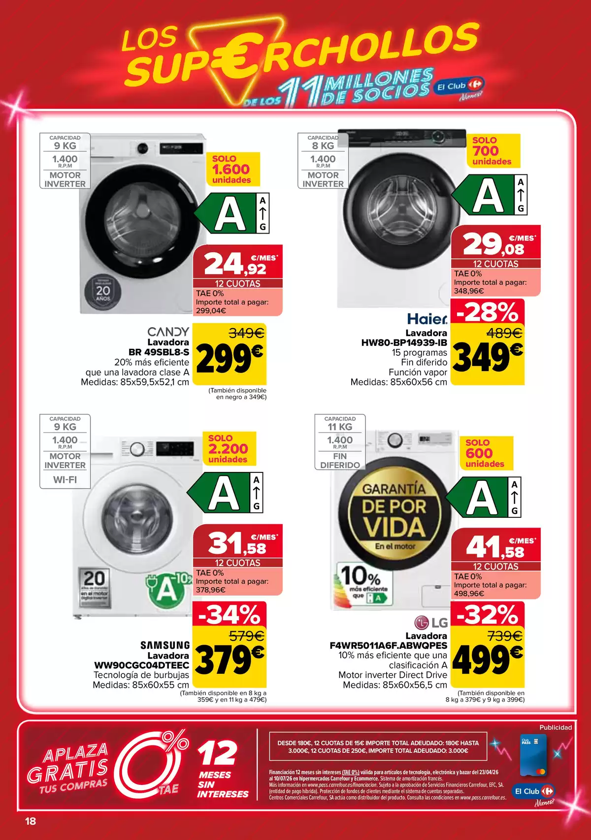 Offres Carrefour Espagne de 23 avril à 11 mai 2026 Offres Super Chollos - Carrefour - Espagne - 23 avril 2026 – 11 mai 2026 - Page 18