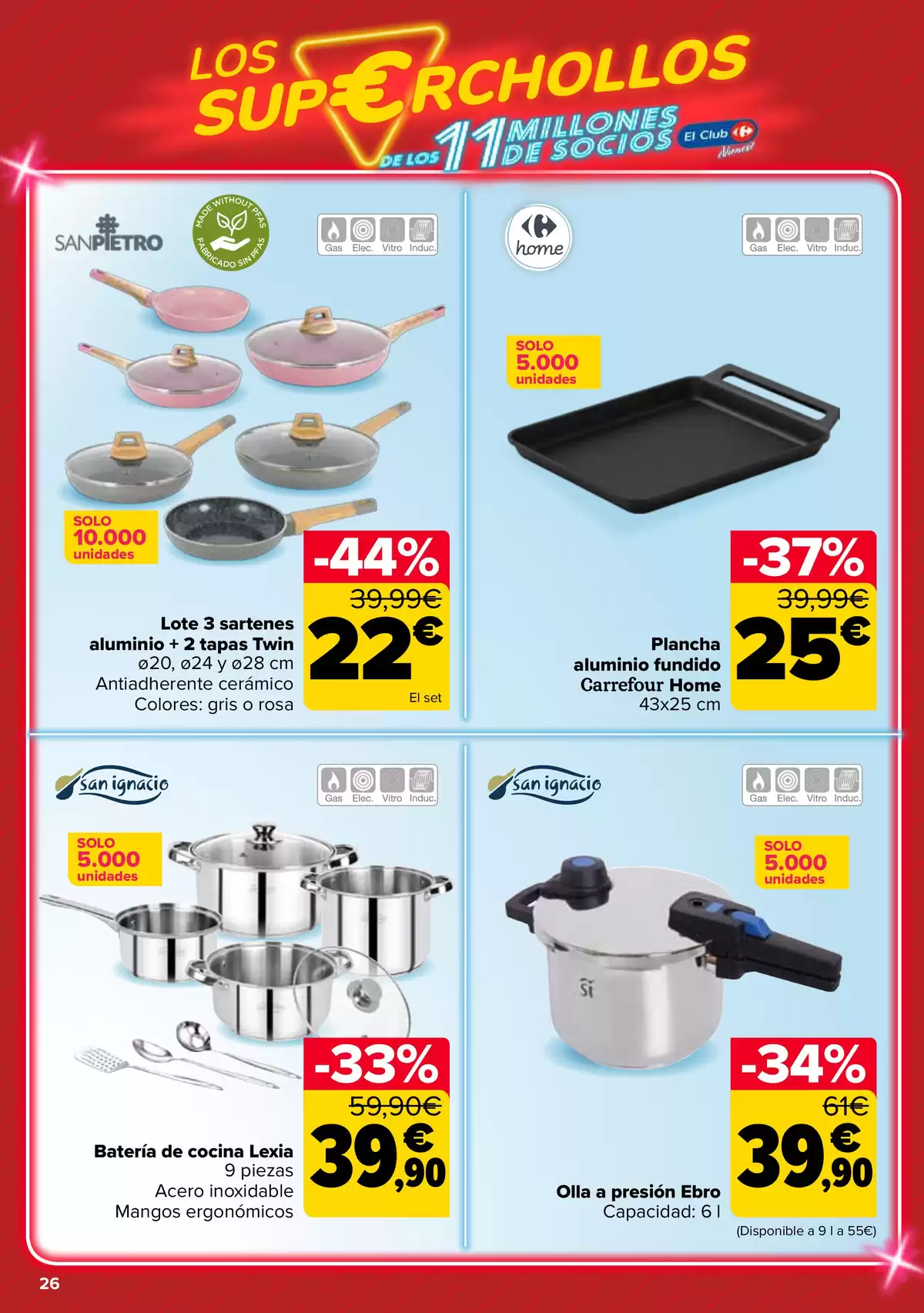 Offres Carrefour Espagne de 23 avril à 11 mai 2026 Offres Super Chollos - Carrefour - Espagne - 23 avril 2026 – 11 mai 2026 - Page 26