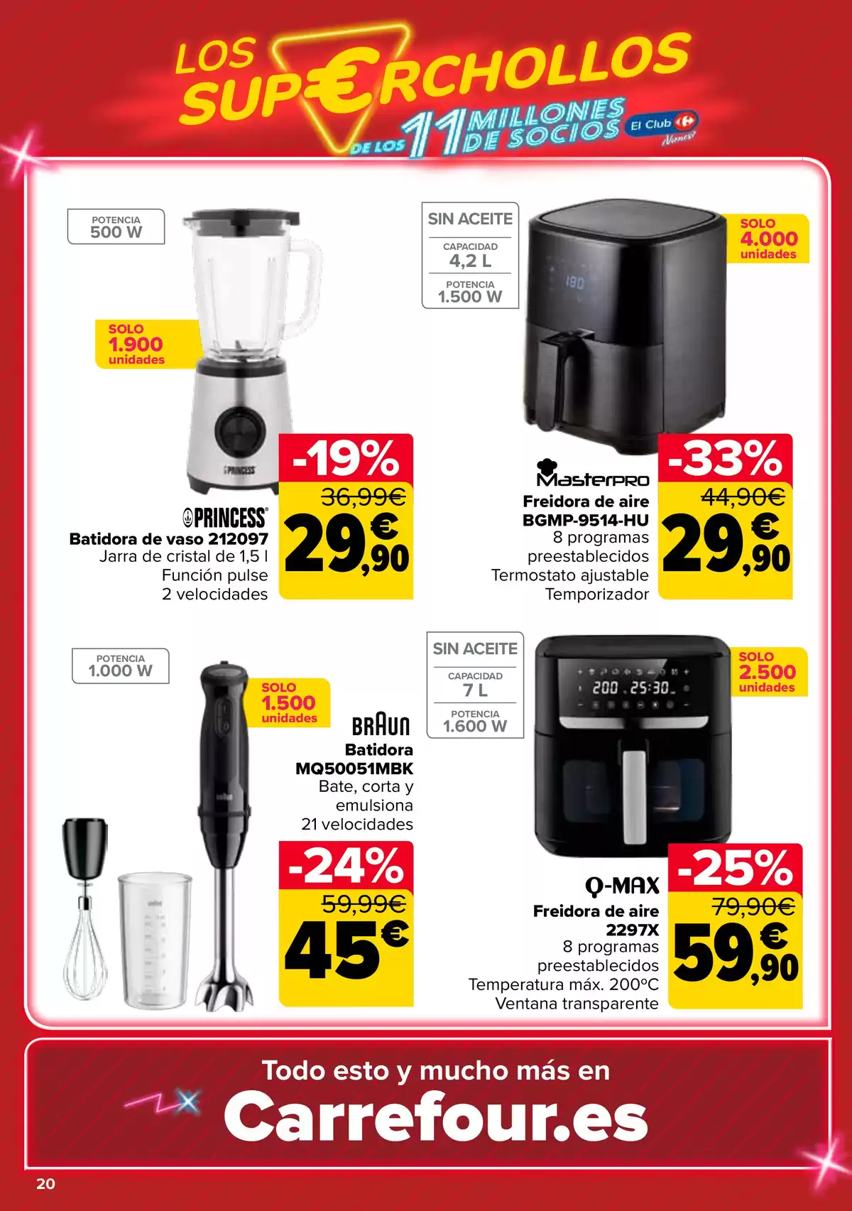 Offres Carrefour Espagne de 23 avril à 11 mai 2026 Offres Super Chollos - Carrefour - Espagne - 23 avril 2026 – 11 mai 2026 - Page 20
