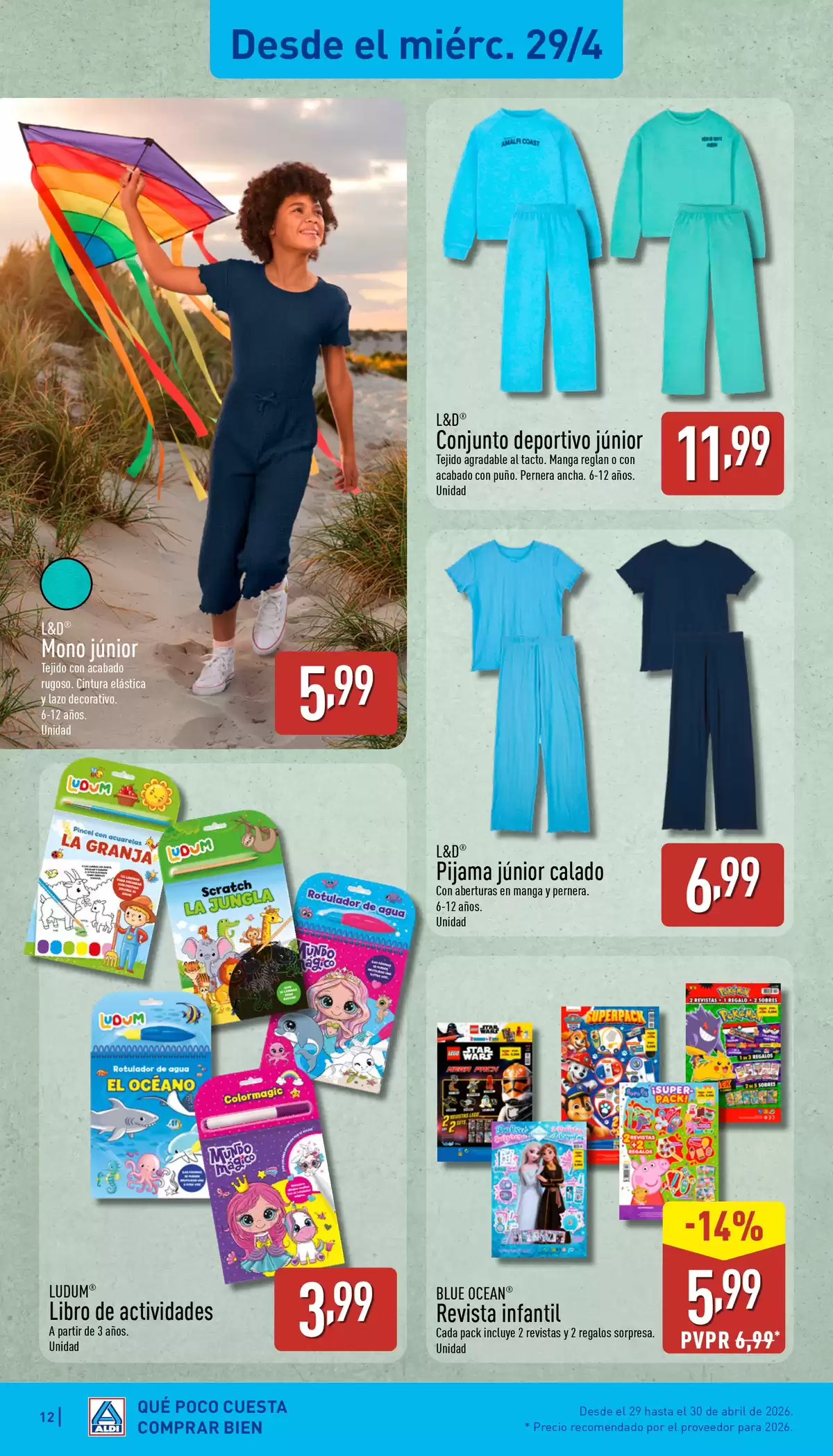 Offres ALDI Espagne de 27 avril à 3 mai 2026 Comme il coûte peu d'acheter bien ! - ALDI - Espagne - 27 avril 2026 – 3 mai 2026 - Page 12