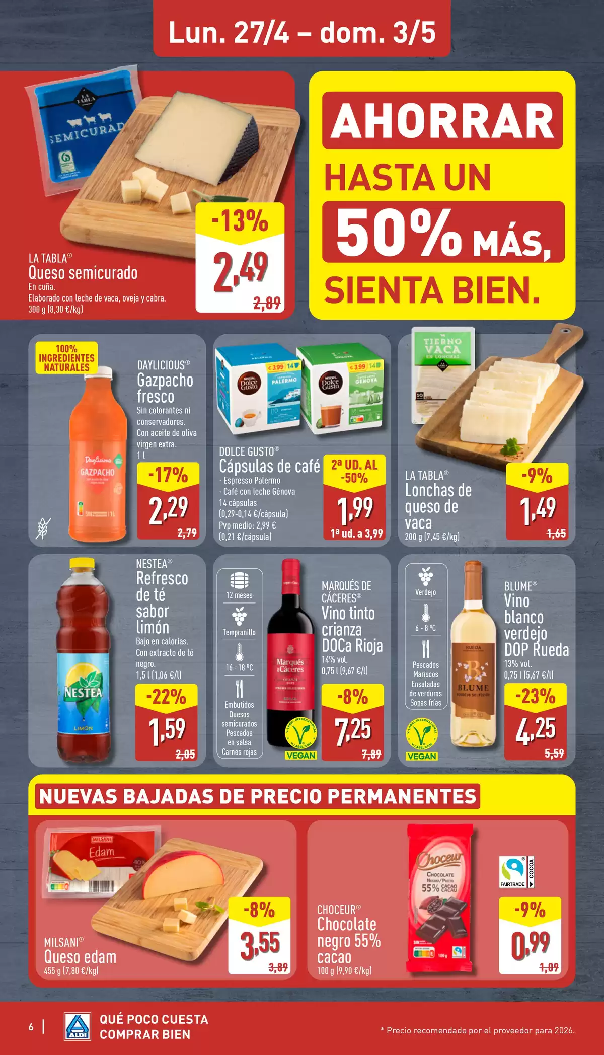 Offres ALDI Espagne de 27 avril à 3 mai 2026 Comme il coûte peu d'acheter bien ! - ALDI - Espagne - 27 avril 2026 – 3 mai 2026 - Page 6