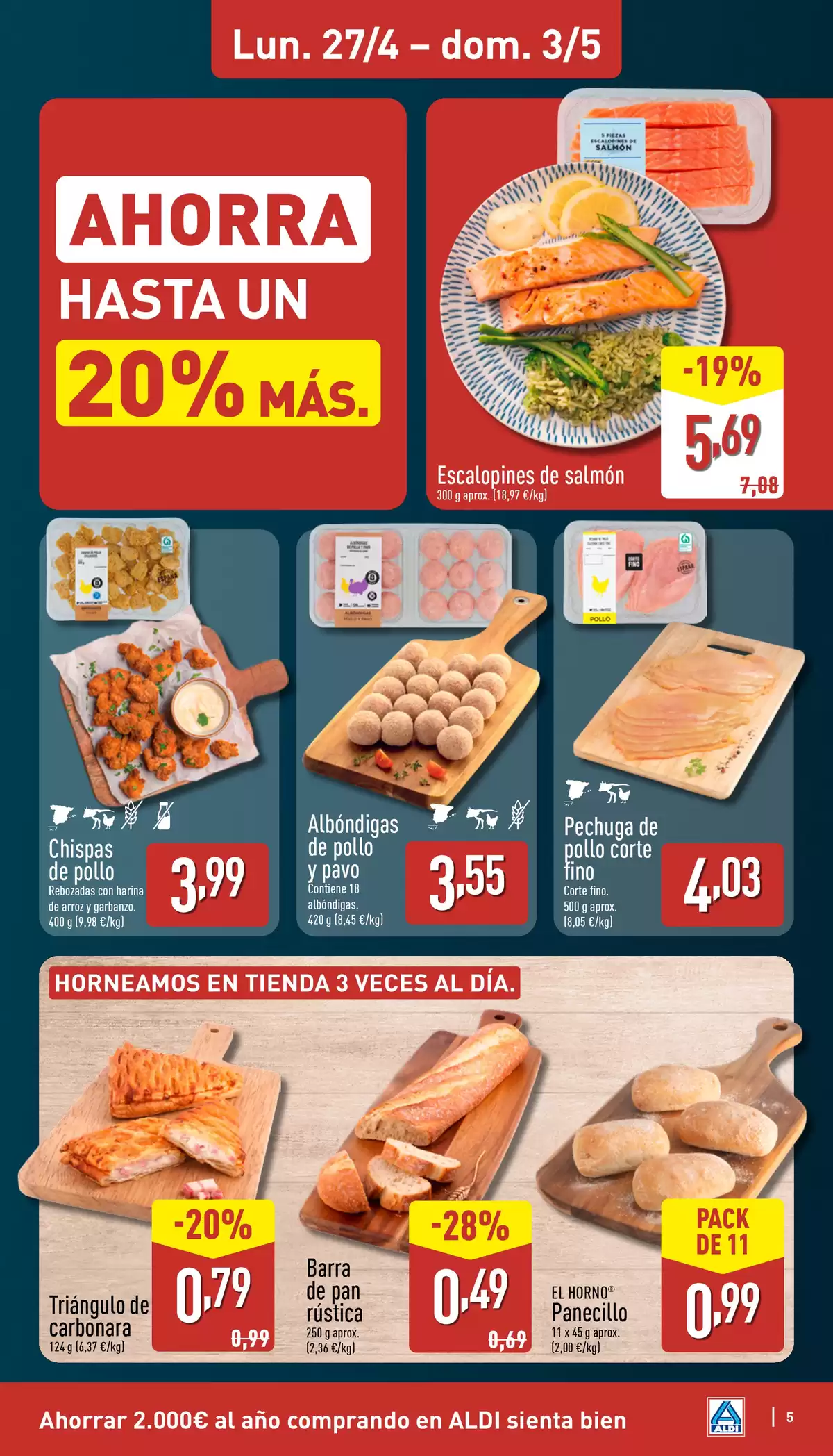 Offres ALDI Espagne de 27 avril à 3 mai 2026 Comme il coûte peu d'acheter bien ! - ALDI - Espagne - 27 avril 2026 – 3 mai 2026 - Page 5