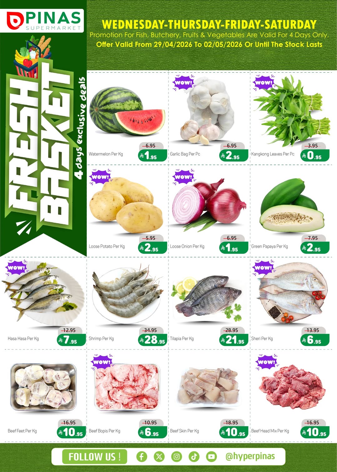 Pinas Supermarket offers in Riyadh, Albtha from 12 to 18 Dhuʻl-Qiʻdah 1447 AH (29 April – 5 May 2026) Buy more, save more - Pinas Supermarket - Saudi Arabia - 29 April 2026 – 5 May 2026 - Page 8