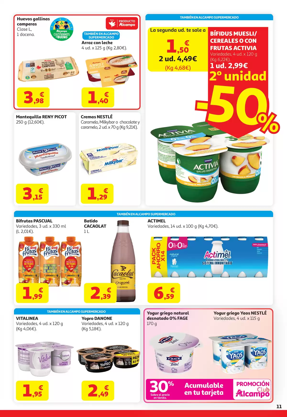 Ofertas de Alcampo Hipermercados España de 21 abril a 4 mayo 2026 Sales ganando - Alcampo - España - 21 abril 2026 – 4 mayo 2026 - Página 11