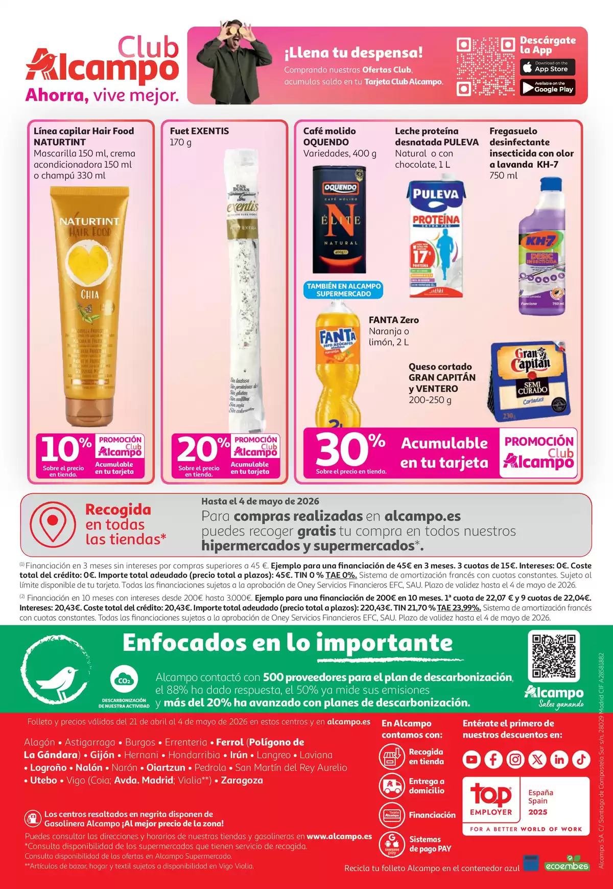 Ofertas de Alcampo Hipermercados España de 21 abril a 4 mayo 2026 Sales ganando - Alcampo - España - 21 abril 2026 – 4 mayo 2026 - Página 32