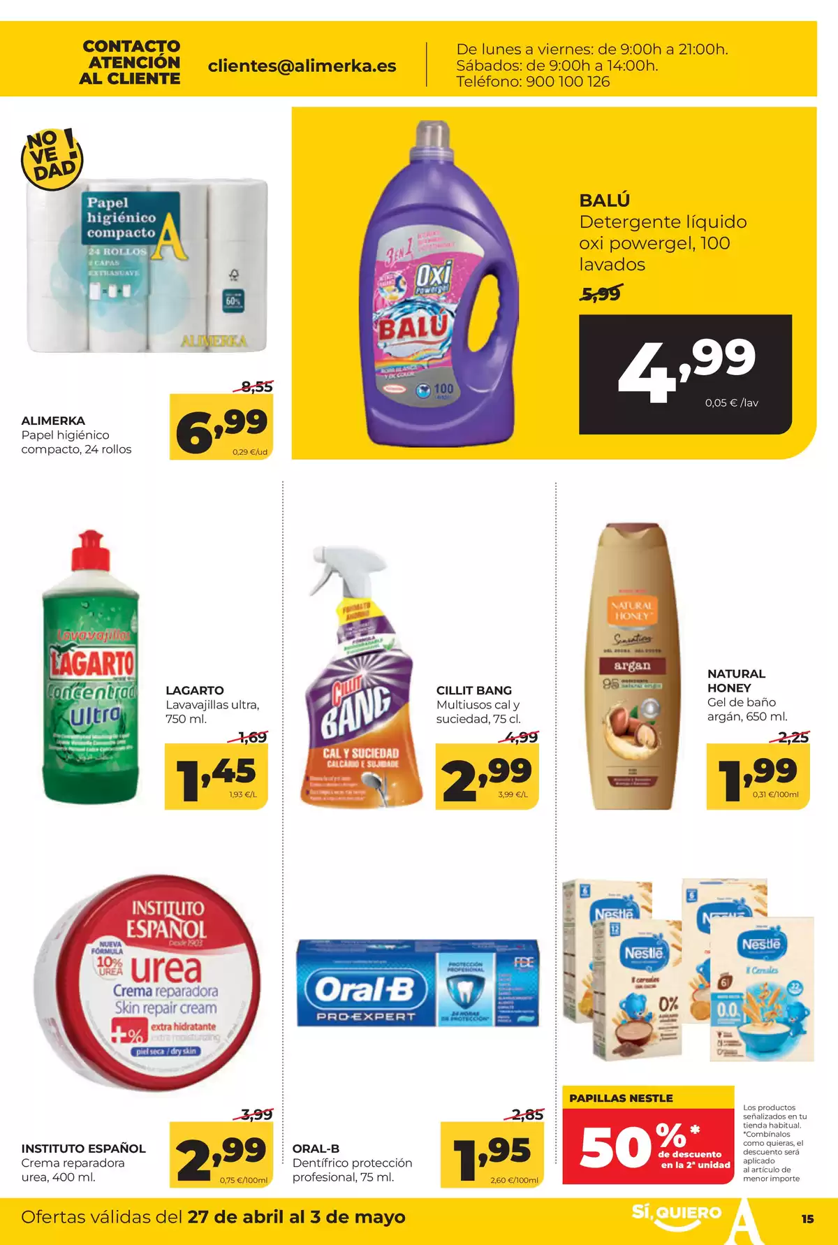 Ofertas de ‎Alimerka Supermercados‎ España de 27 abril a 3 mayo 2026 ofertas semanales - ‎Alimerka Supermercados‎ - España - 27 abril 2026 – 3 mayo 2026 - Página 15