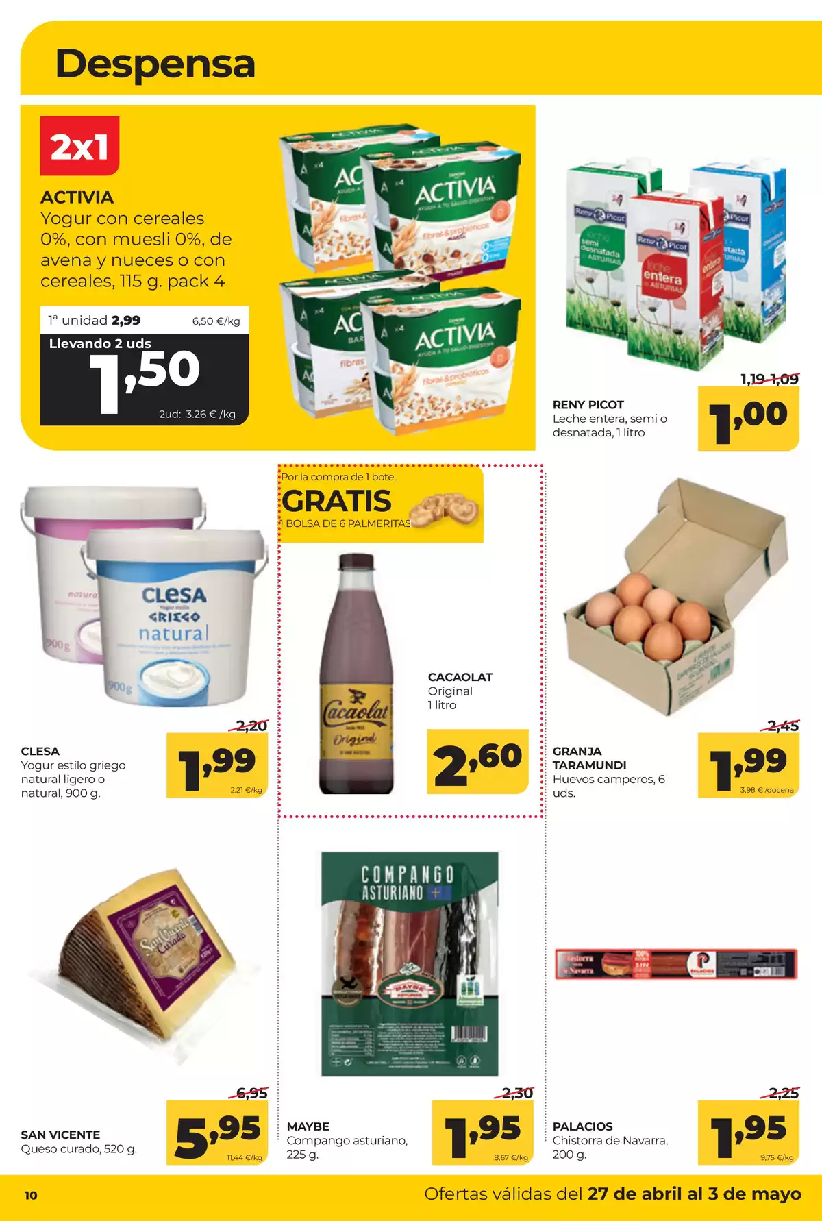 Ofertas de ‎Alimerka Supermercados‎ España de 27 abril a 3 mayo 2026 ofertas semanales - ‎Alimerka Supermercados‎ - España - 27 abril 2026 – 3 mayo 2026 - Página 10