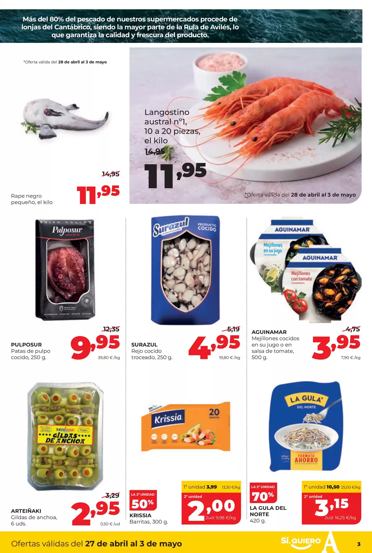 Ofertas de ‎Alimerka Supermercados‎ España de 27 abril a 3 mayo 2026 ofertas semanales - ‎Alimerka Supermercados‎ - España - 27 abril 2026 – 3 mayo 2026 - Página 3