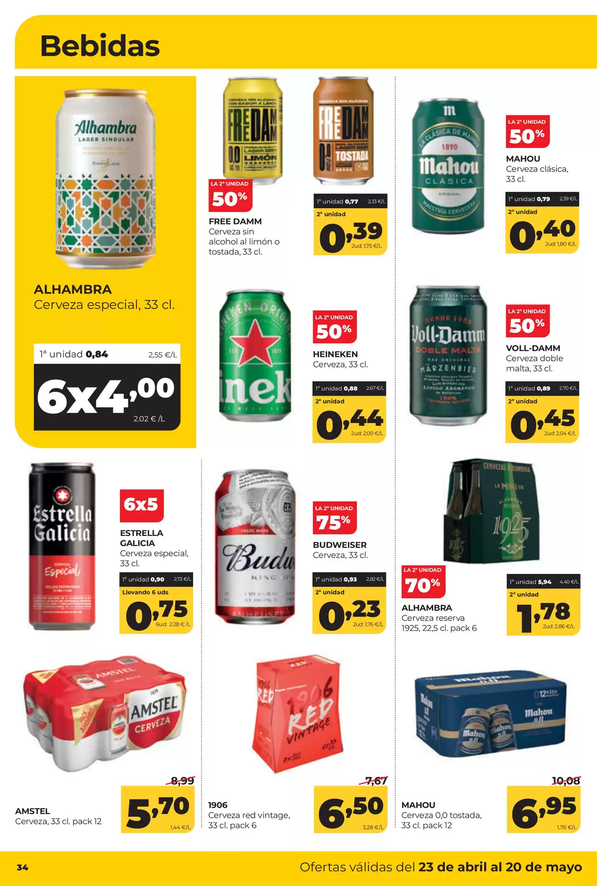 Offres ‎Supermarchés Alimerka‎ Espagne de 23 avril à 20 mai 2026 Catalogue d'offres mensuelles - ‎Supermarchés Alimerka‎ - Espagne - 23 avril 2026 – 20 mai 2026 - Page 36