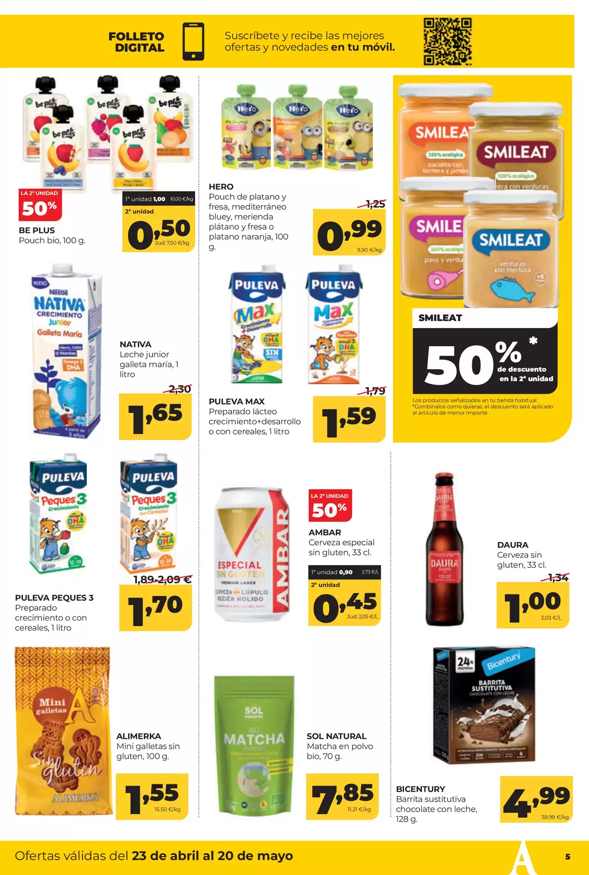 Offres ‎Supermarchés Alimerka‎ Espagne de 23 avril à 20 mai 2026 Catalogue d'offres mensuelles - ‎Supermarchés Alimerka‎ - Espagne - 23 avril 2026 – 20 mai 2026 - Page 5