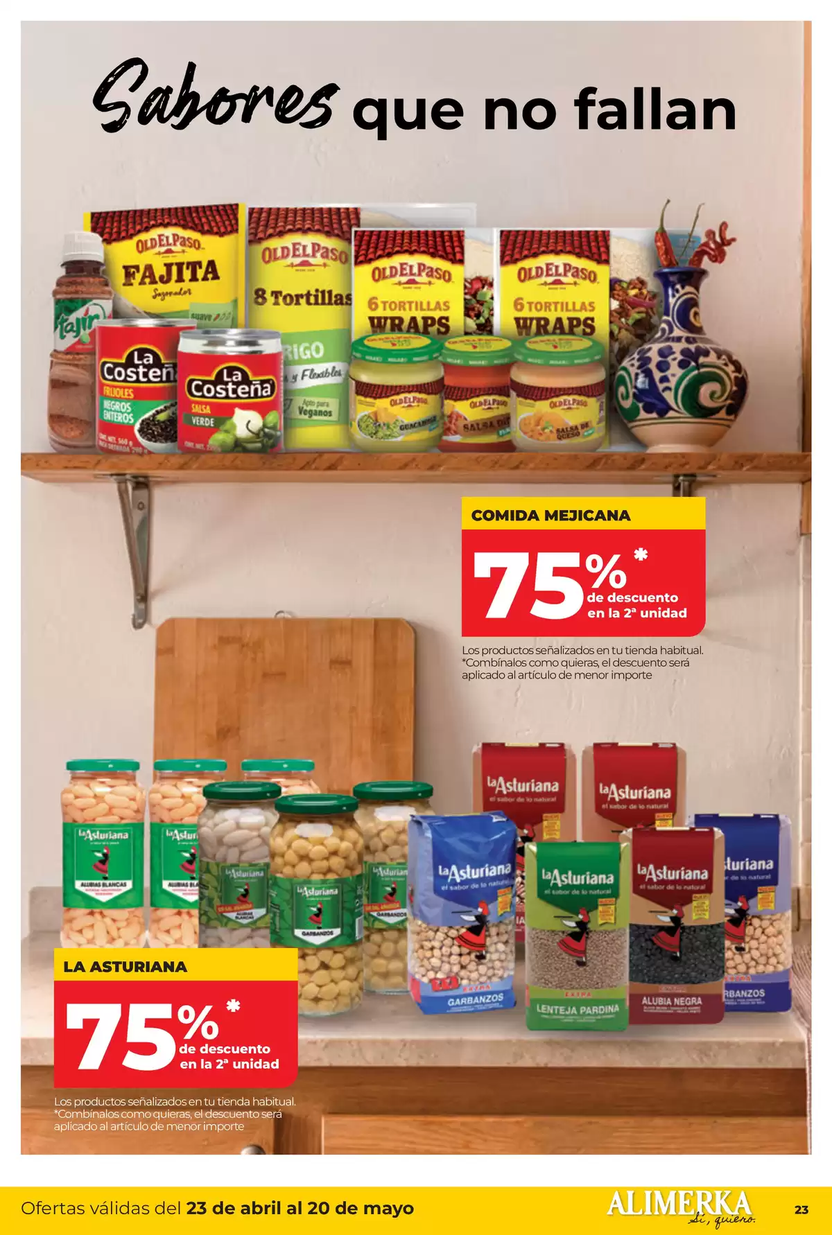 Offres ‎Supermarchés Alimerka‎ Espagne de 23 avril à 20 mai 2026 Catalogue d'offres mensuelles - ‎Supermarchés Alimerka‎ - Espagne - 23 avril 2026 – 20 mai 2026 - Page 25