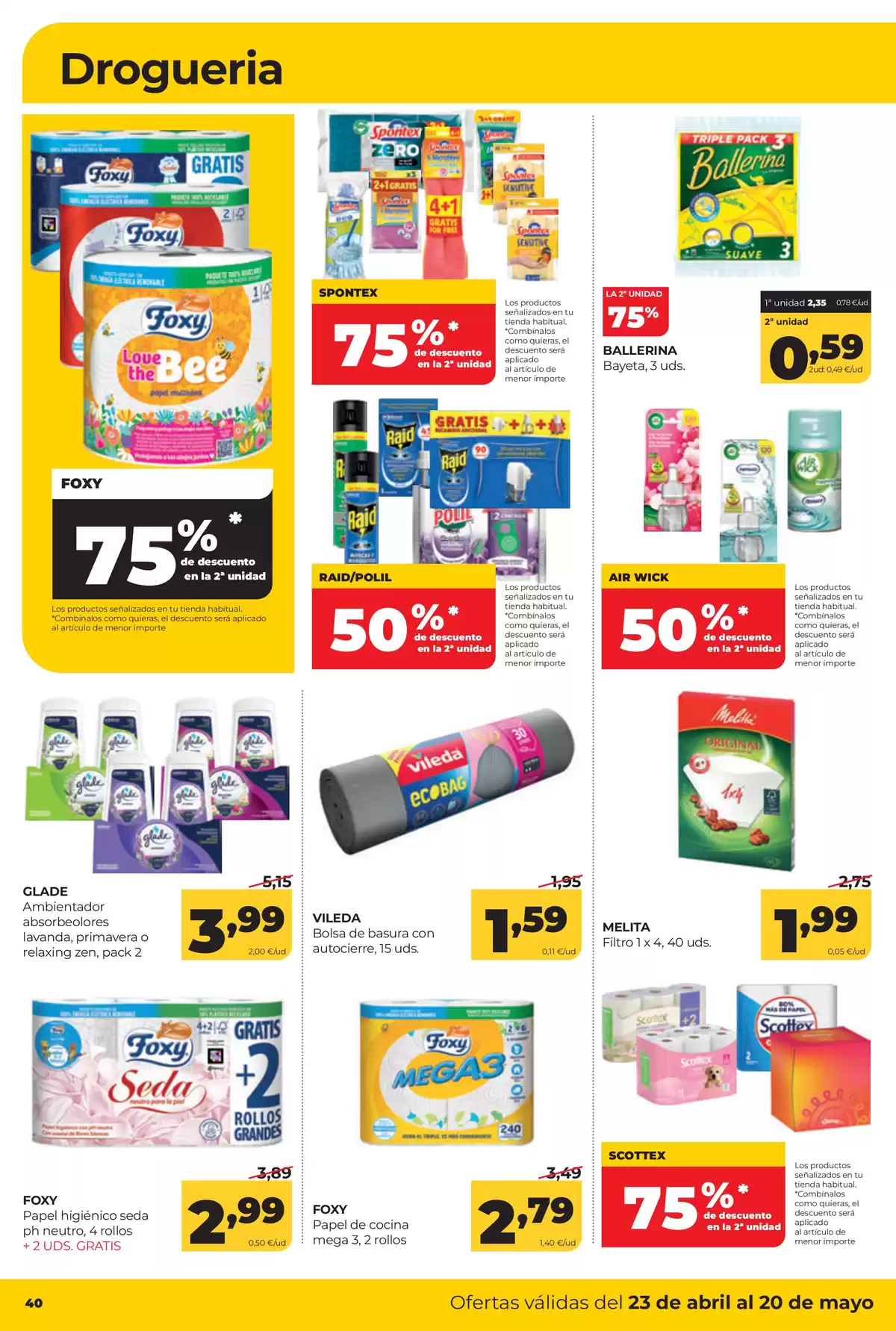 Offres ‎Supermarchés Alimerka‎ Espagne de 23 avril à 20 mai 2026 Catalogue d'offres mensuelles - ‎Supermarchés Alimerka‎ - Espagne - 23 avril 2026 – 20 mai 2026 - Page 41