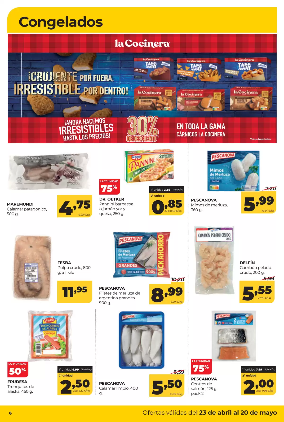 Offres ‎Supermarchés Alimerka‎ Espagne de 23 avril à 20 mai 2026 Catalogue d'offres mensuelles - ‎Supermarchés Alimerka‎ - Espagne - 23 avril 2026 – 20 mai 2026 - Page 6