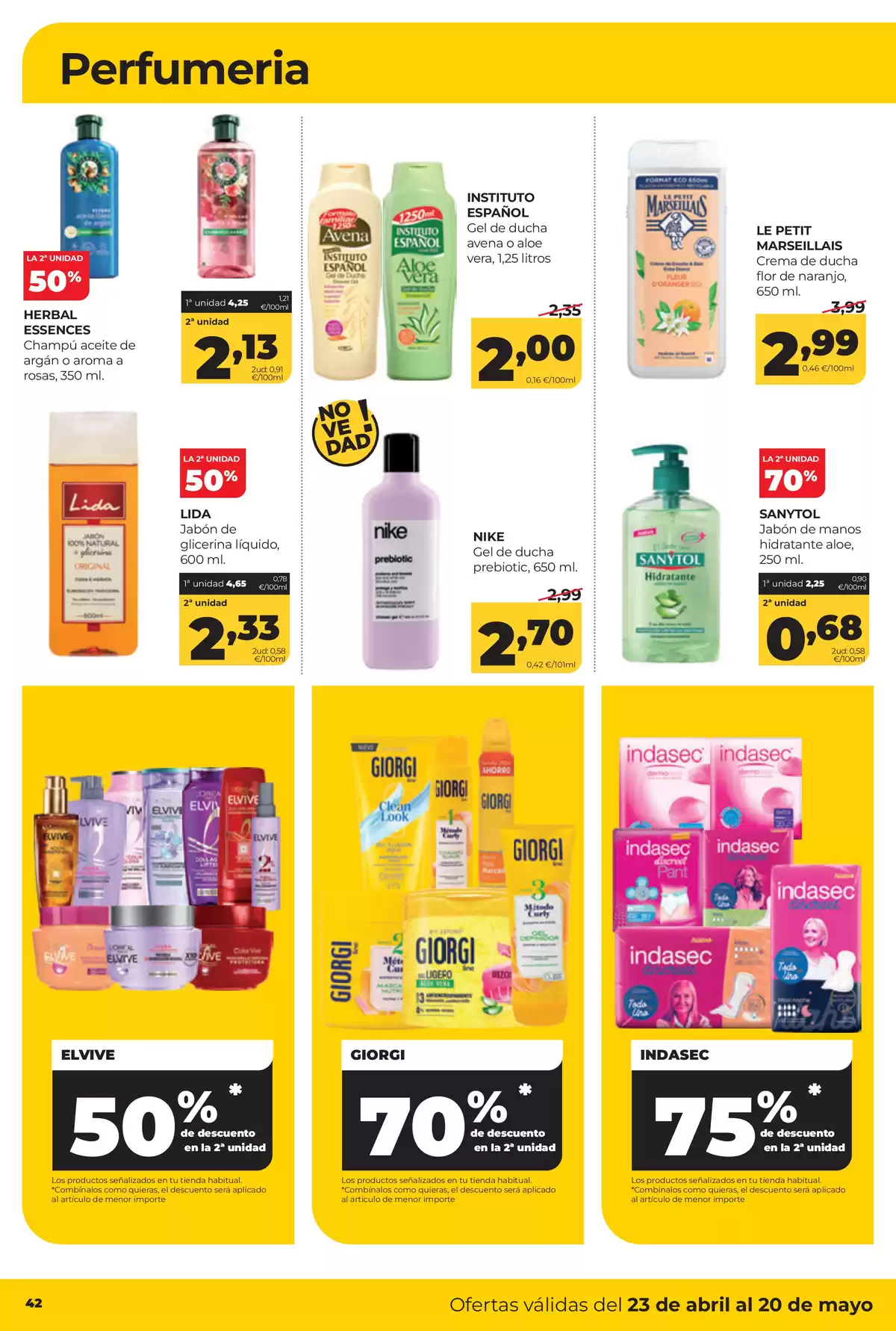 Offres ‎Supermarchés Alimerka‎ Espagne de 23 avril à 20 mai 2026 Catalogue d'offres mensuelles - ‎Supermarchés Alimerka‎ - Espagne - 23 avril 2026 – 20 mai 2026 - Page 44