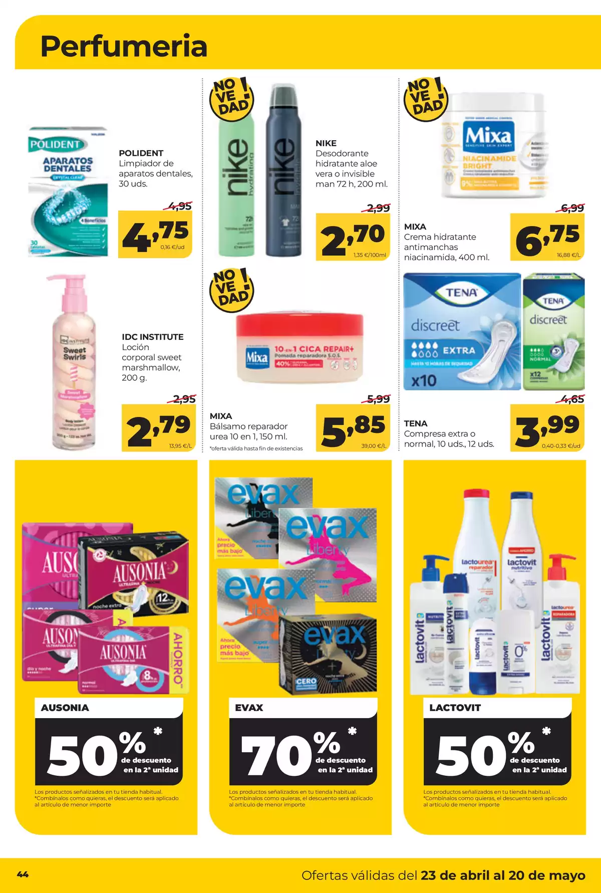 Offres ‎Supermarchés Alimerka‎ Espagne de 23 avril à 20 mai 2026 Catalogue d'offres mensuelles - ‎Supermarchés Alimerka‎ - Espagne - 23 avril 2026 – 20 mai 2026 - Page 46