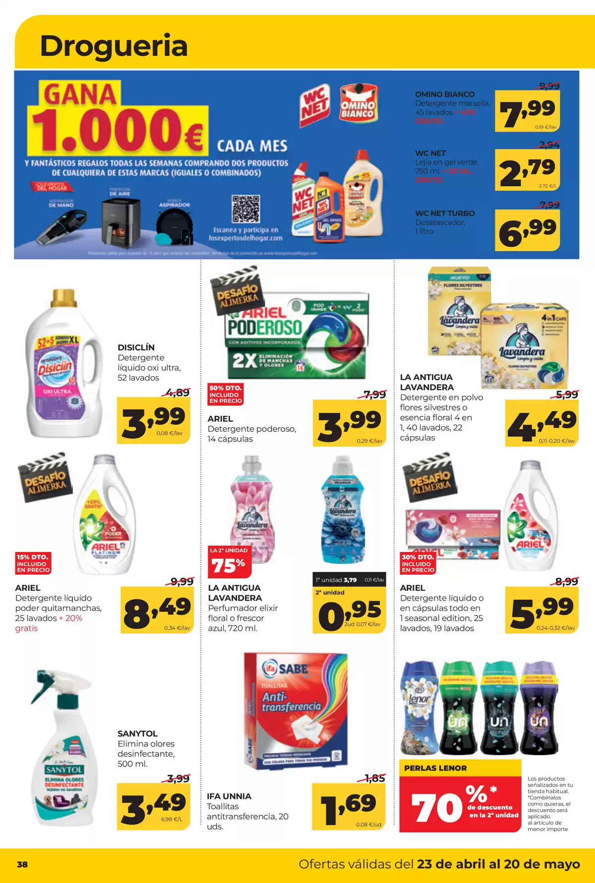 Offres ‎Supermarchés Alimerka‎ Espagne de 23 avril à 20 mai 2026 Catalogue d'offres mensuelles - ‎Supermarchés Alimerka‎ - Espagne - 23 avril 2026 – 20 mai 2026 - Page 39