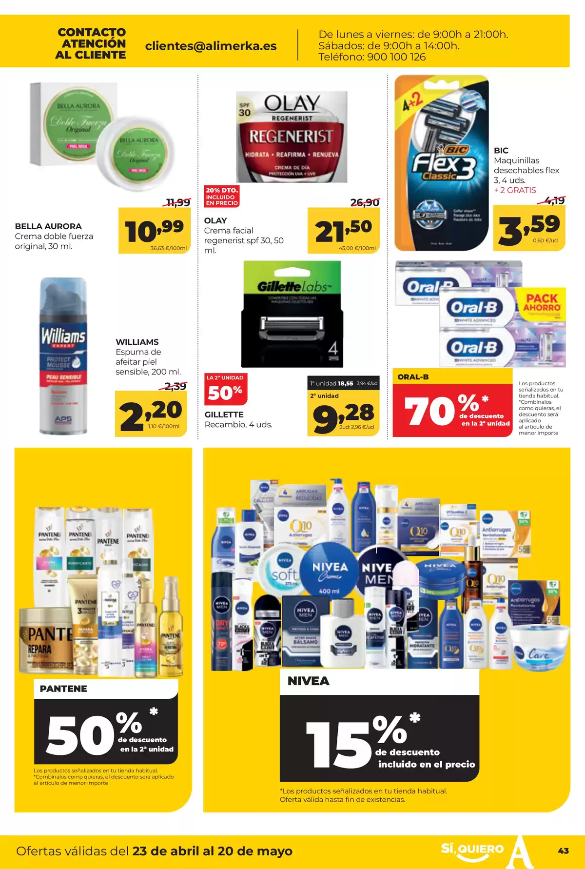 Offres ‎Supermarchés Alimerka‎ Espagne de 23 avril à 20 mai 2026 Catalogue d'offres mensuelles - ‎Supermarchés Alimerka‎ - Espagne - 23 avril 2026 – 20 mai 2026 - Page 45