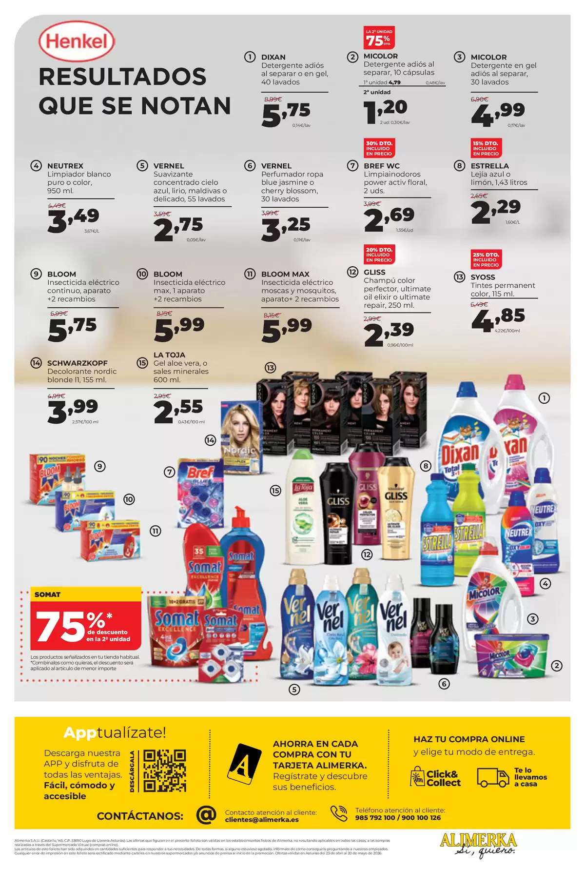 Offres ‎Supermarchés Alimerka‎ Espagne de 23 avril à 20 mai 2026 Catalogue d'offres mensuelles - ‎Supermarchés Alimerka‎ - Espagne - 23 avril 2026 – 20 mai 2026 - Page 49