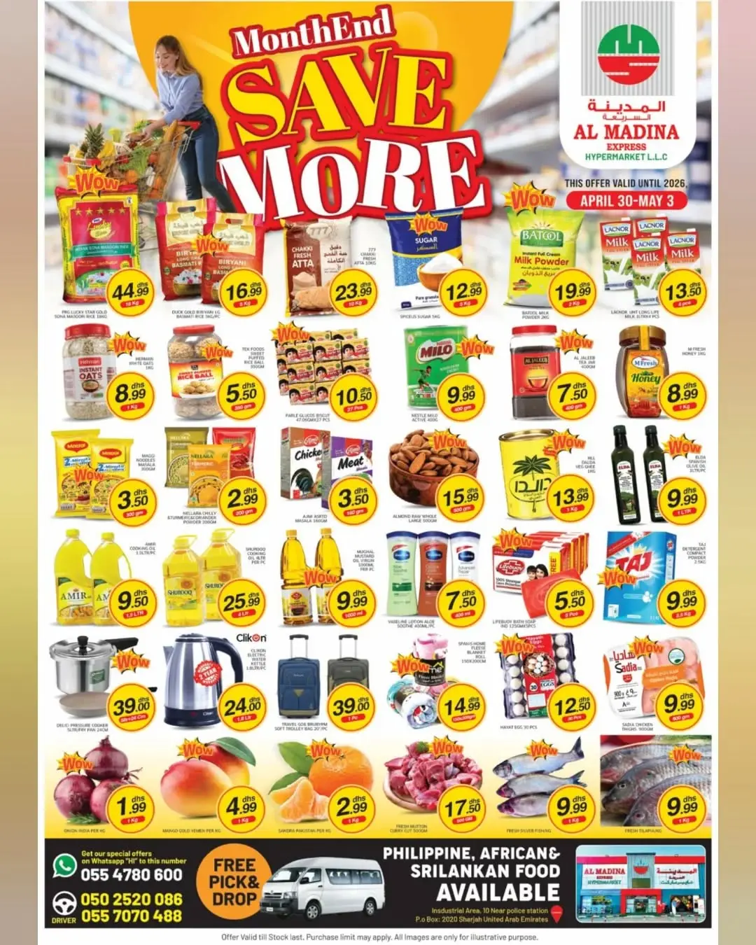 Al Madina Hypermarket UAE offers from 30 April to 3 May 2026 Month End saver - Page 1