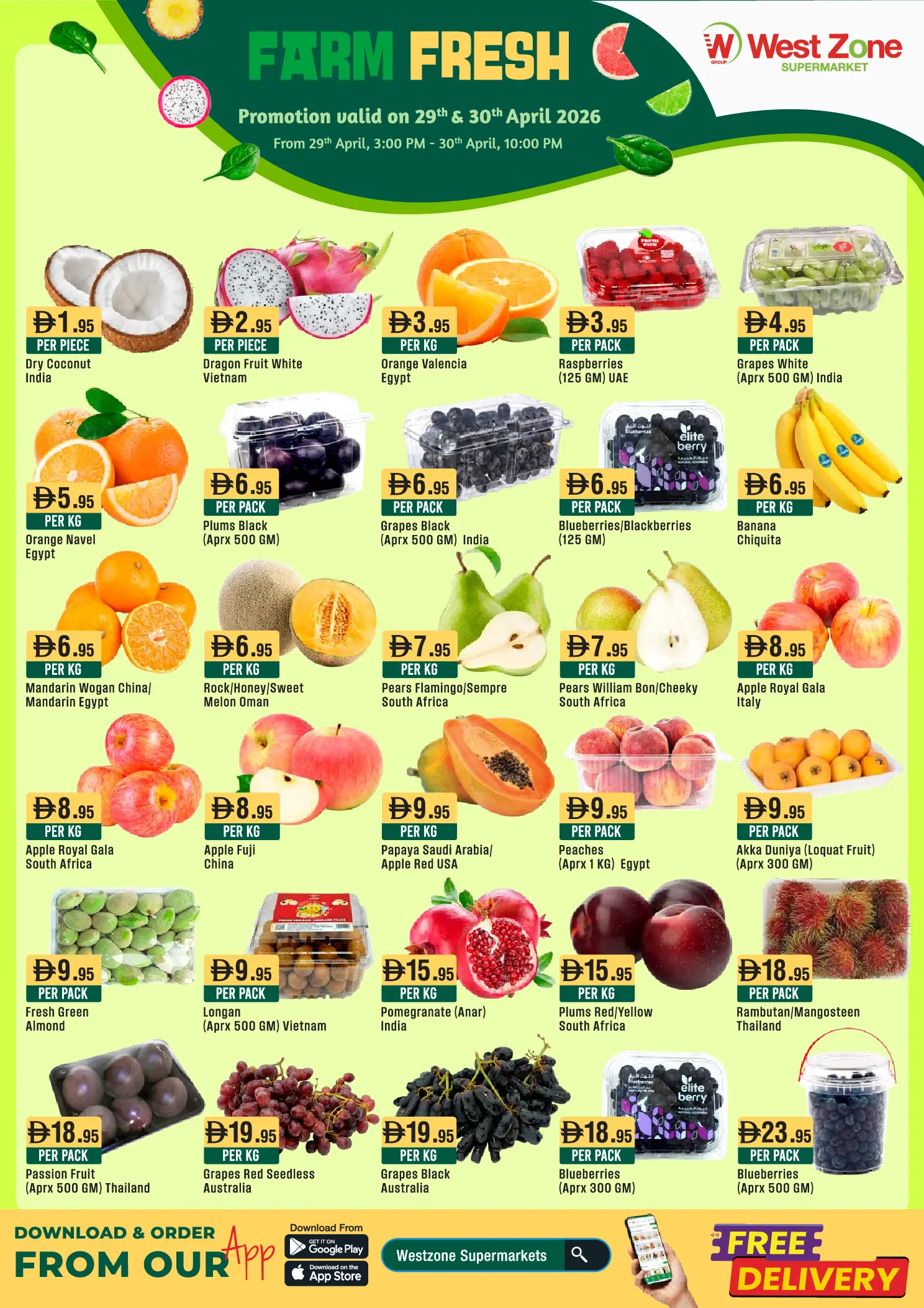 Offres supermarché West Zone Émirats arabes unis de 29 à 30 avril 2026 Offres fraîches - supermarché West Zone - Émirats arabes unis - 29 avril 2026 – 30 avril 2026 - Page 2