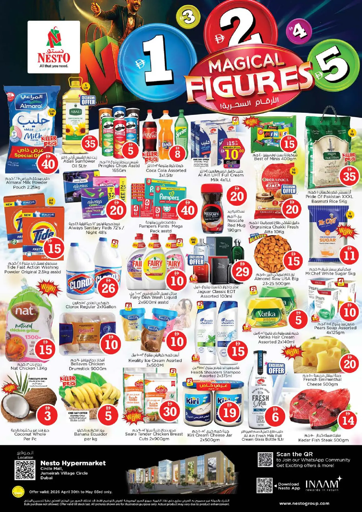 Nesto offers in Jumeirah from 30 April to 3 May 2026 Magic Numbers Deals - Page 1