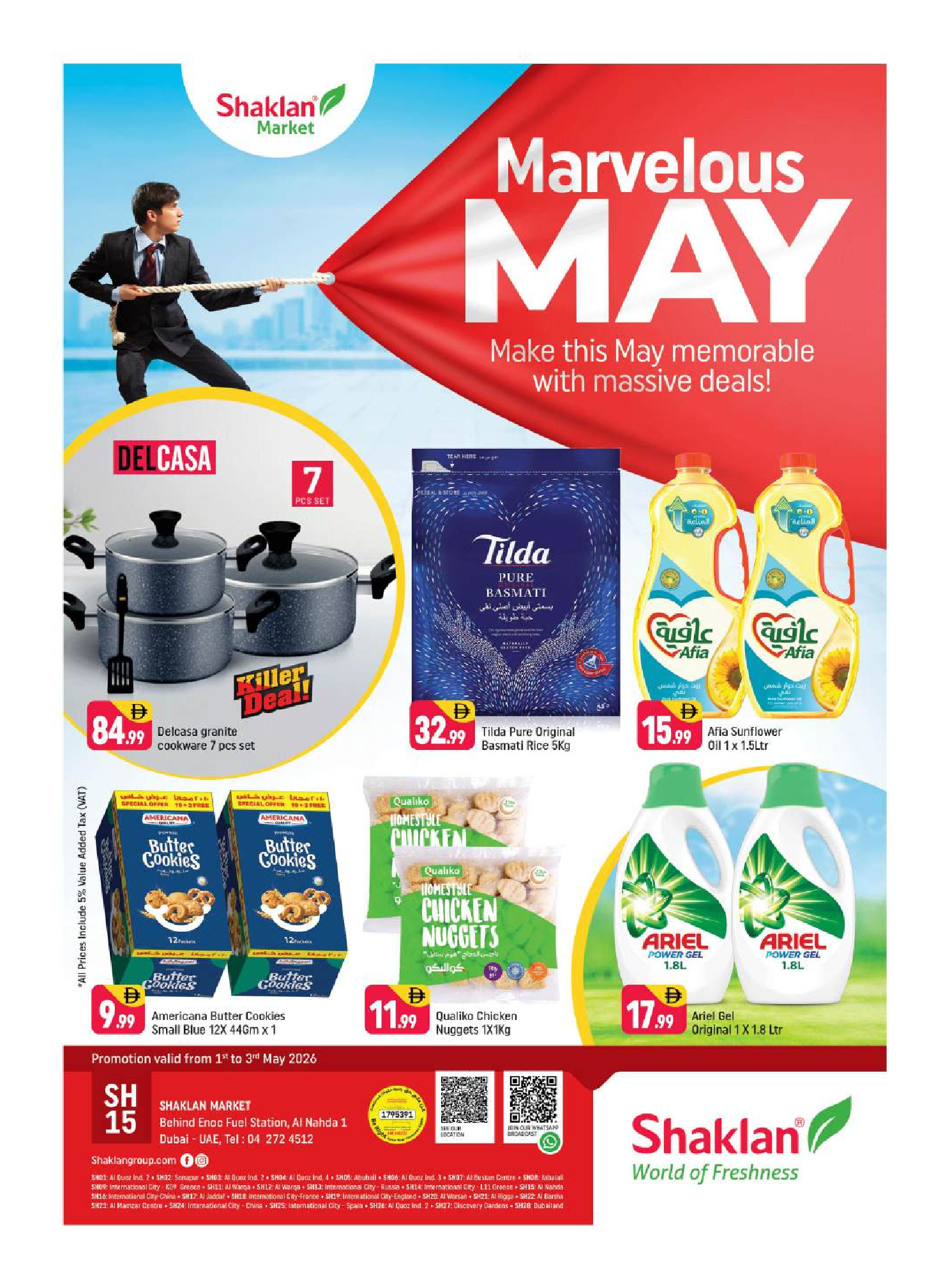 Ofertas de Shaklan Emiratos Árabes Unidos de 1 a 3 mayo 2026 Maravilloso mayo - Página 1