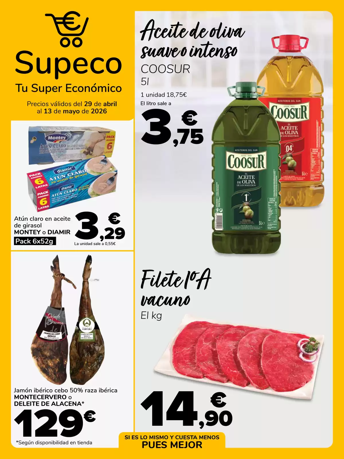 Offres Supeco Espagne de 29 avril à 13 mai 2026 super économique - Page 1
