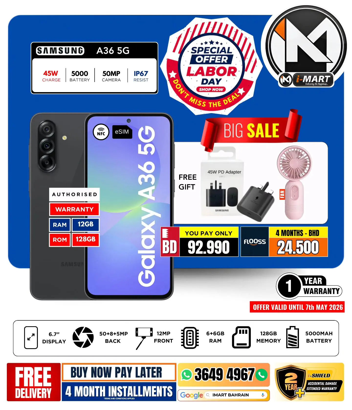 i Mart Bahrain offers from 1 to 7 May 2026 Labor Day - Page 1