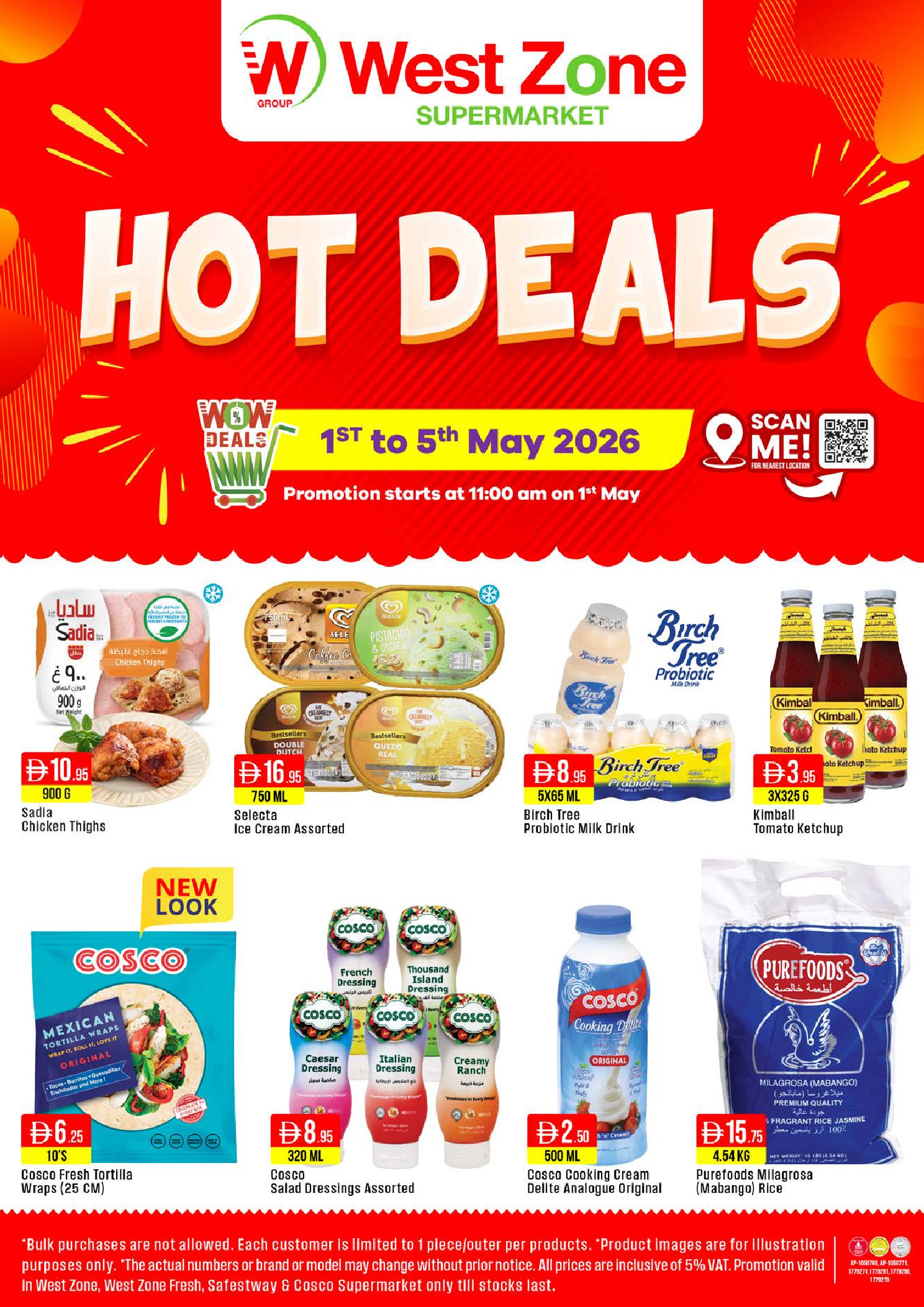 Ofertas de supermercado West Zone Emiratos Árabes Unidos de 1 a 5 mayo 2026 Ofertas Candentes - Página 1