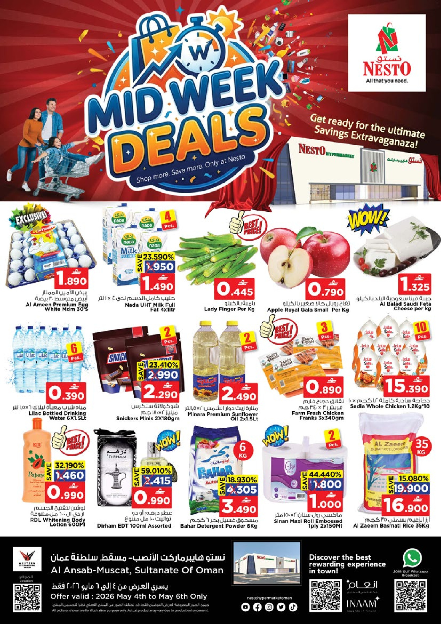 Nesto offers in Muscat from 4 to 6 May 2026 Midweek Deals - Page 1
