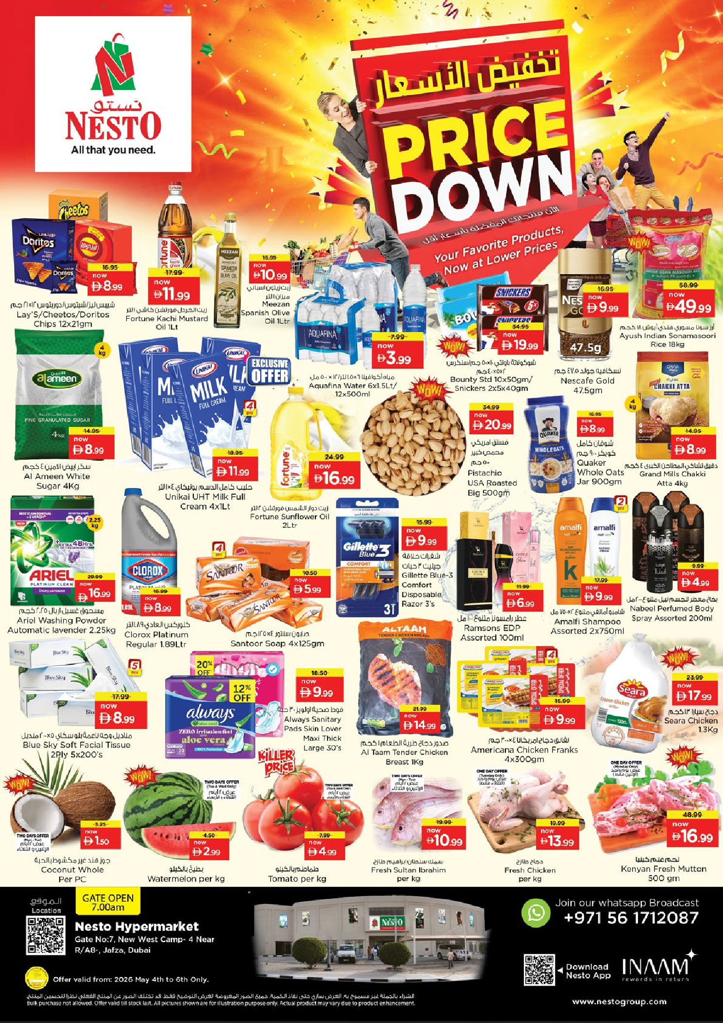 Nesto offers in Jafza from 4 to 6 May 2026 Mega Price Drop - Page 1