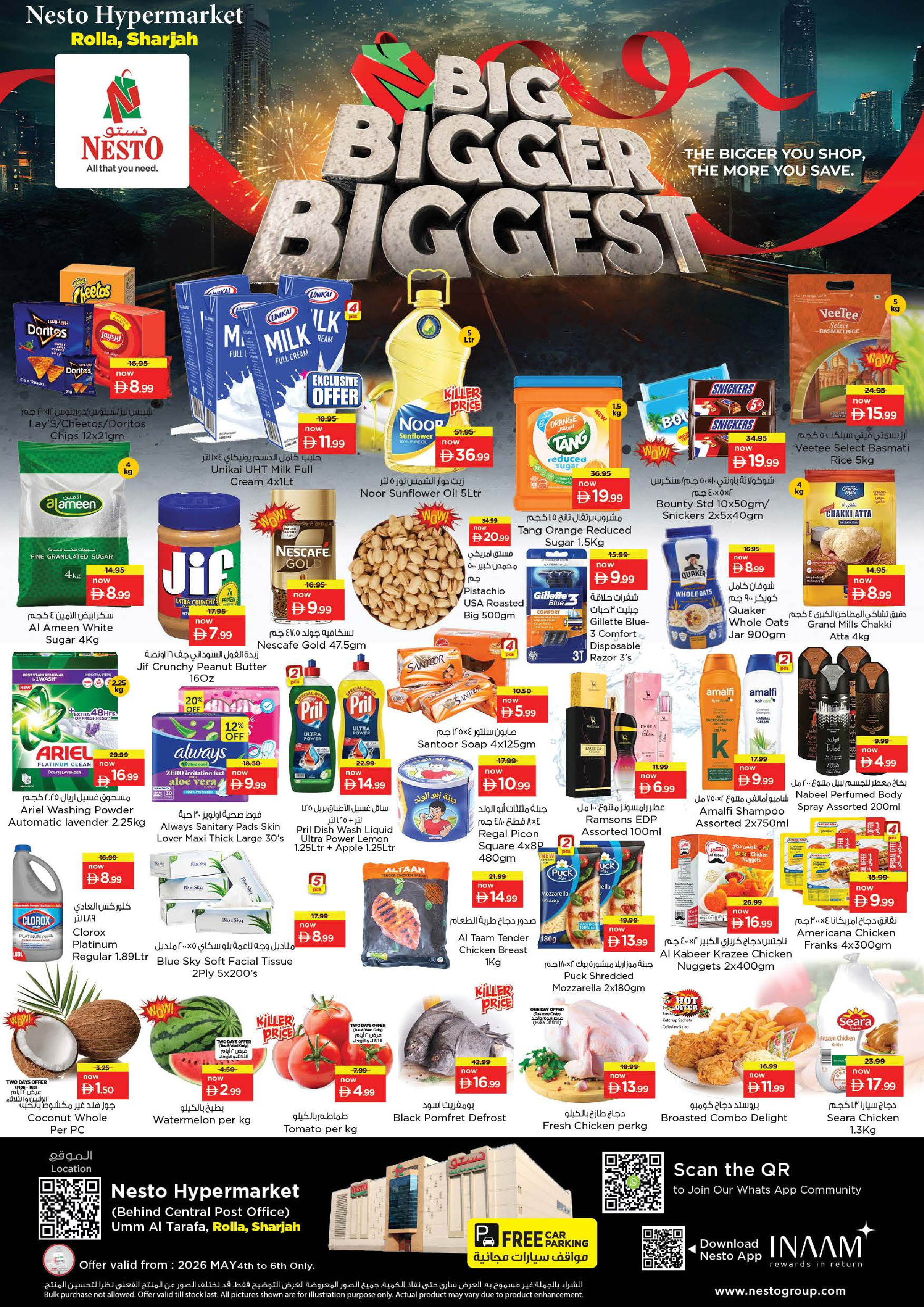 Nesto offers in Rolla from 4 to 6 May 2026 Big Big Bigger Offer - Page 1