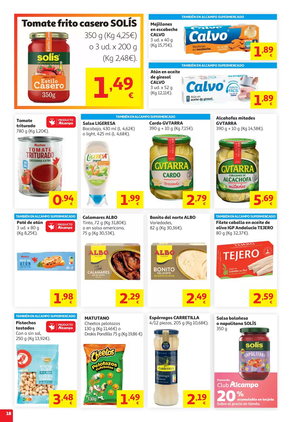 Ofertas de Alcampo Hipermercados España de 5 a 18 mayo 2026 Sales ganando - Alcampo - España - 5 mayo 2026 – 18 mayo 2026 - Página 18